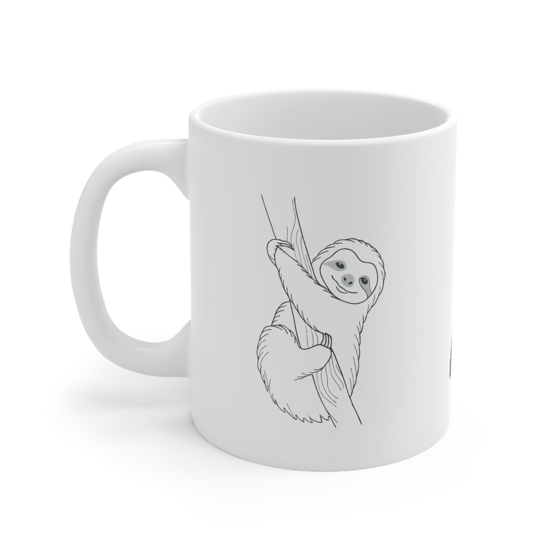 Ocoee Riverside Sloth Ceramic Coffee Cup - 11oz & 15oz
