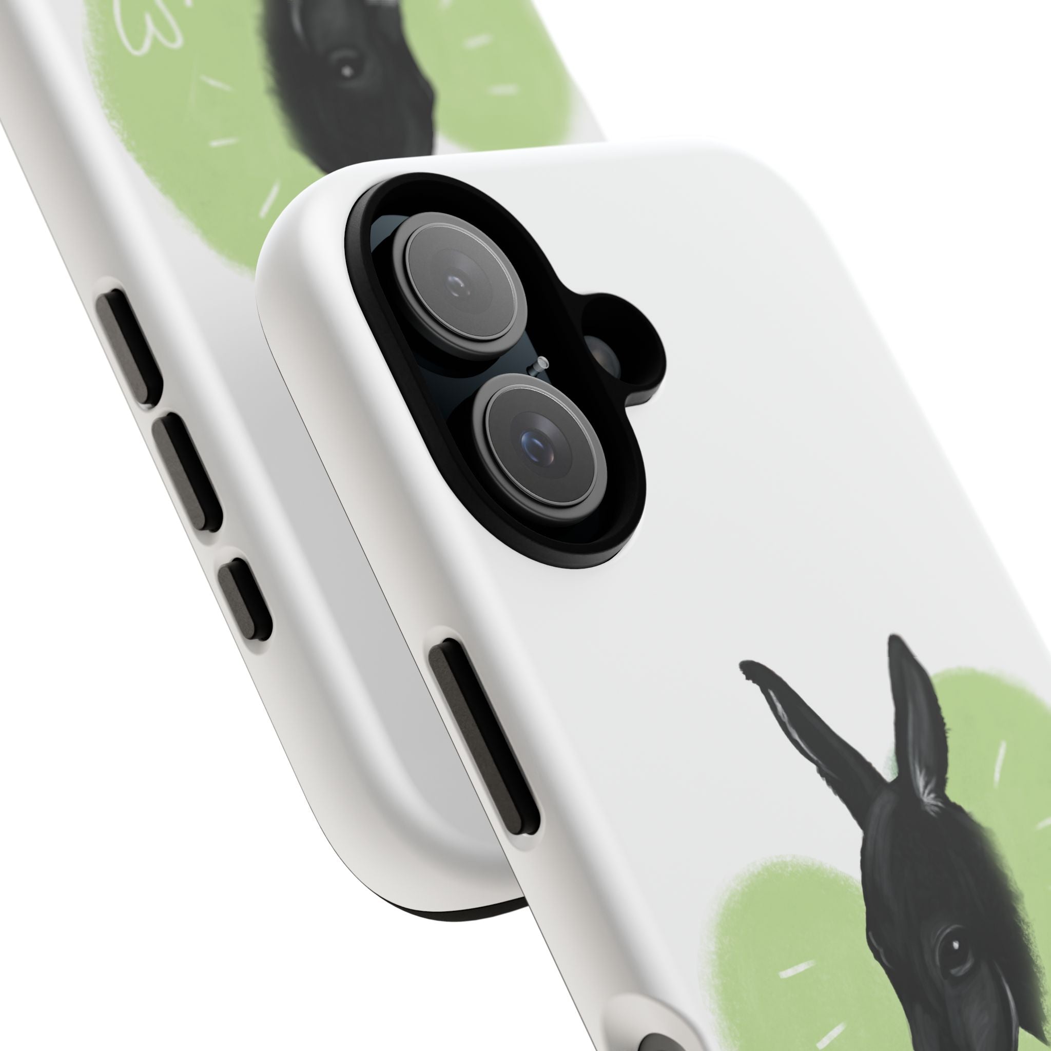 A donkey featuring the words "Black Jack" prominently displayed on its side at Ocoee Riverside Farm Phone Case