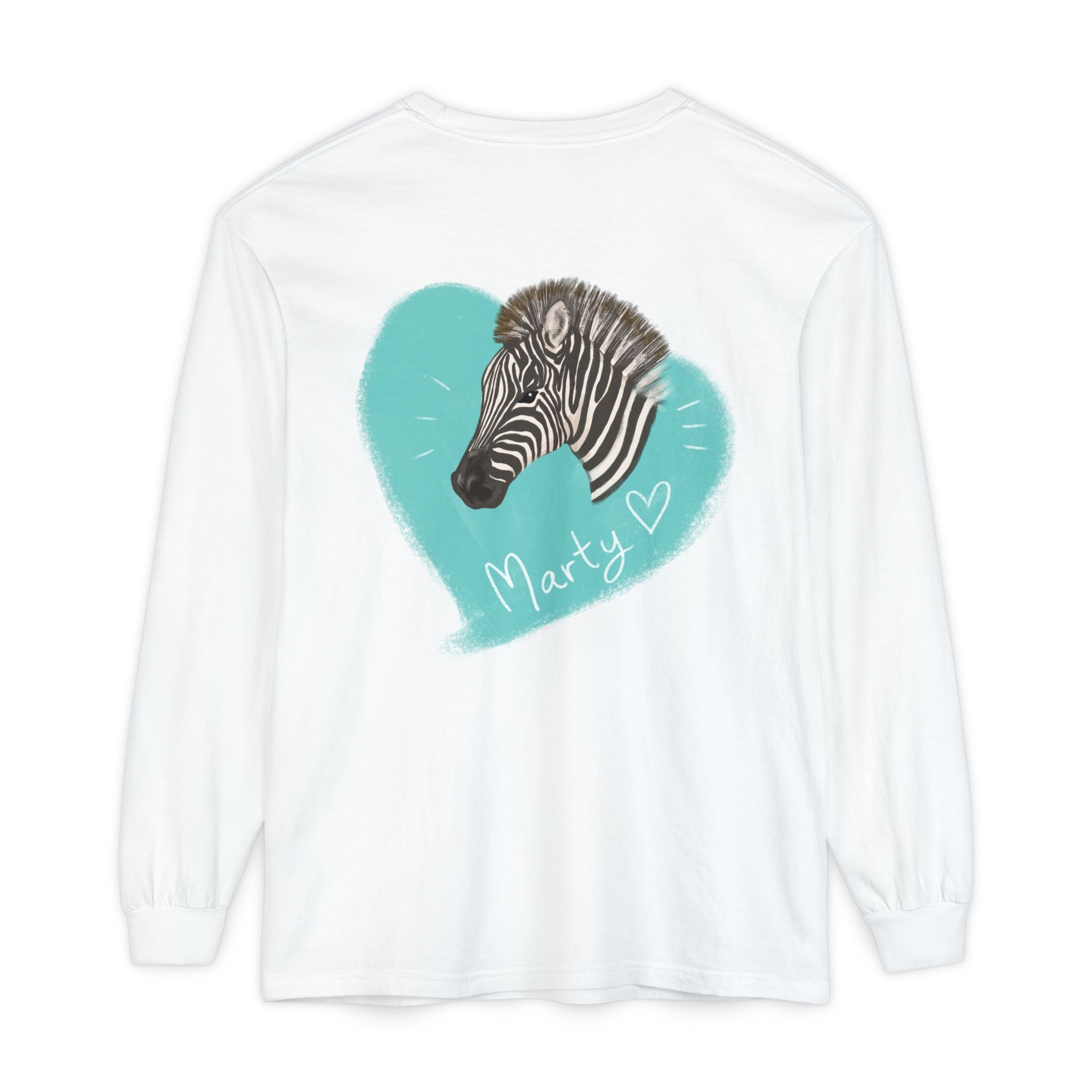Cool Universe Zebra Long Sleeve T-Shirt for Animal Lovers