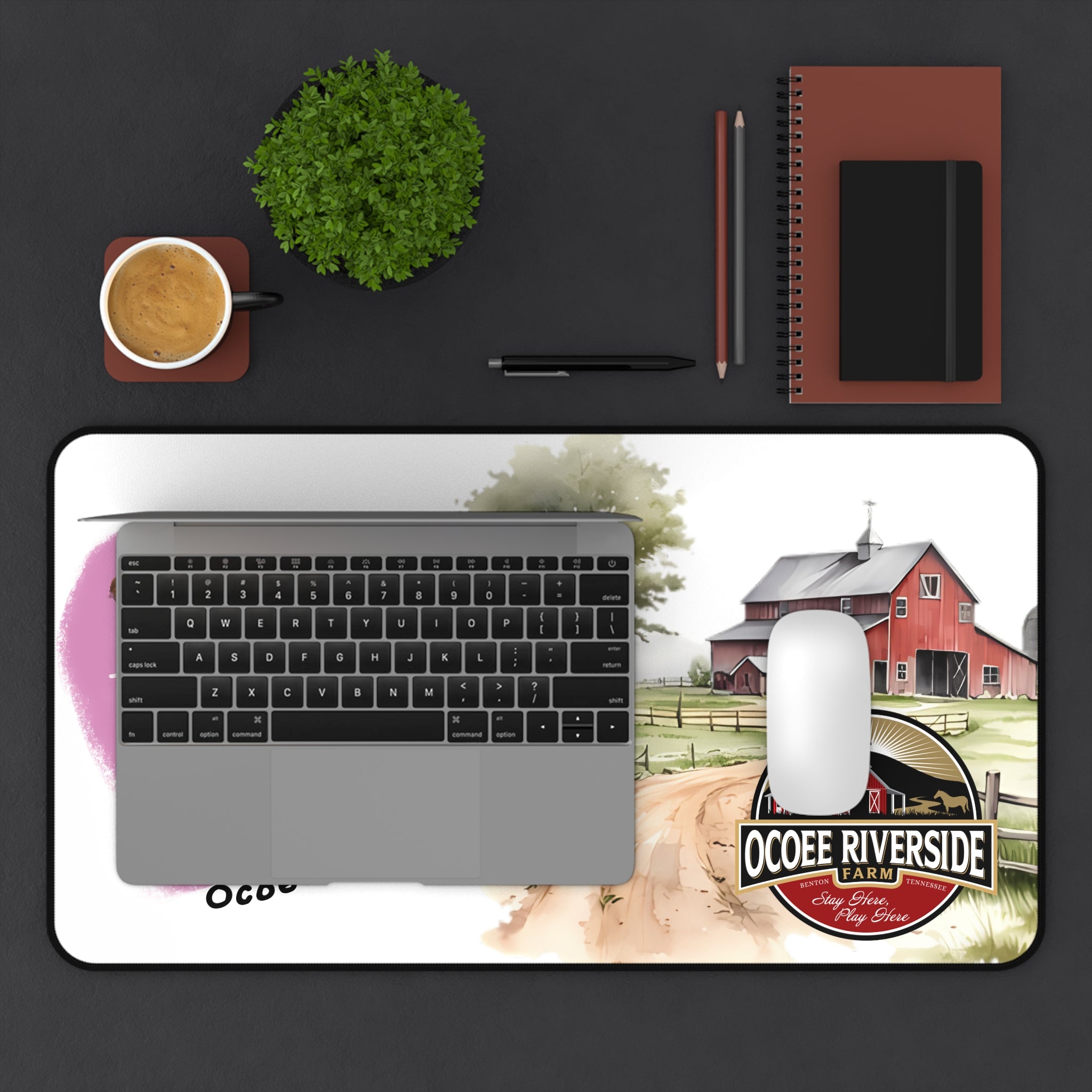 Animal Farm Custom Ocoee Riverside Farm Desk Mat Design