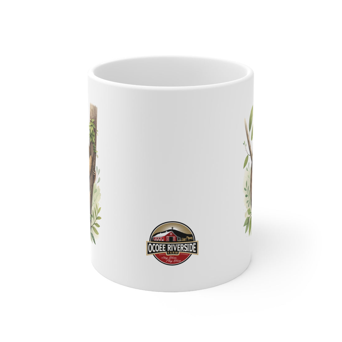 Ocoee Riverside Sloth Ceramic Coffee Cup - 11oz & 15oz Mugs