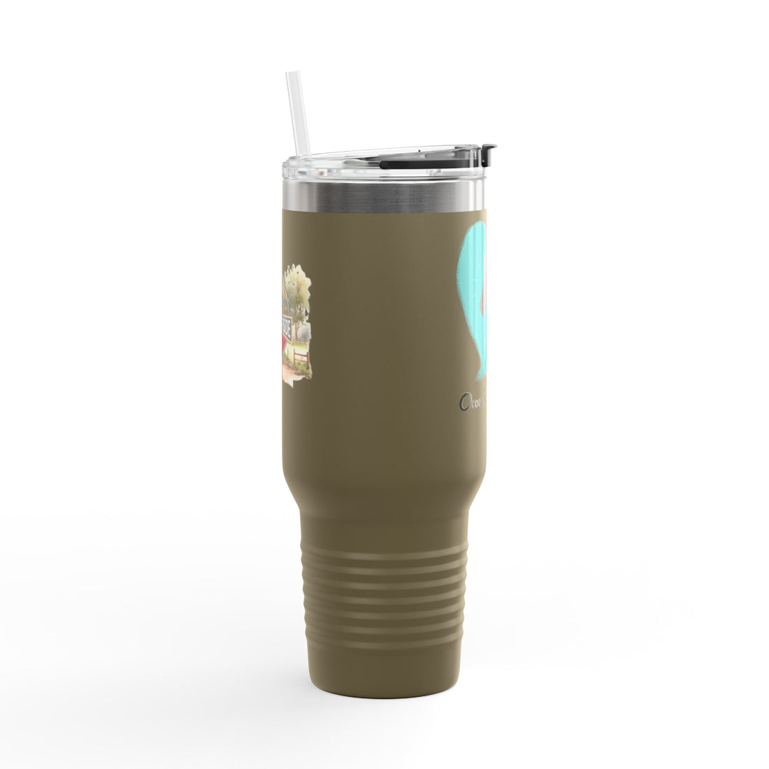 Cute Zebra Insulated Travel Mug - 40oz - Perfect for Adventure Lovers!