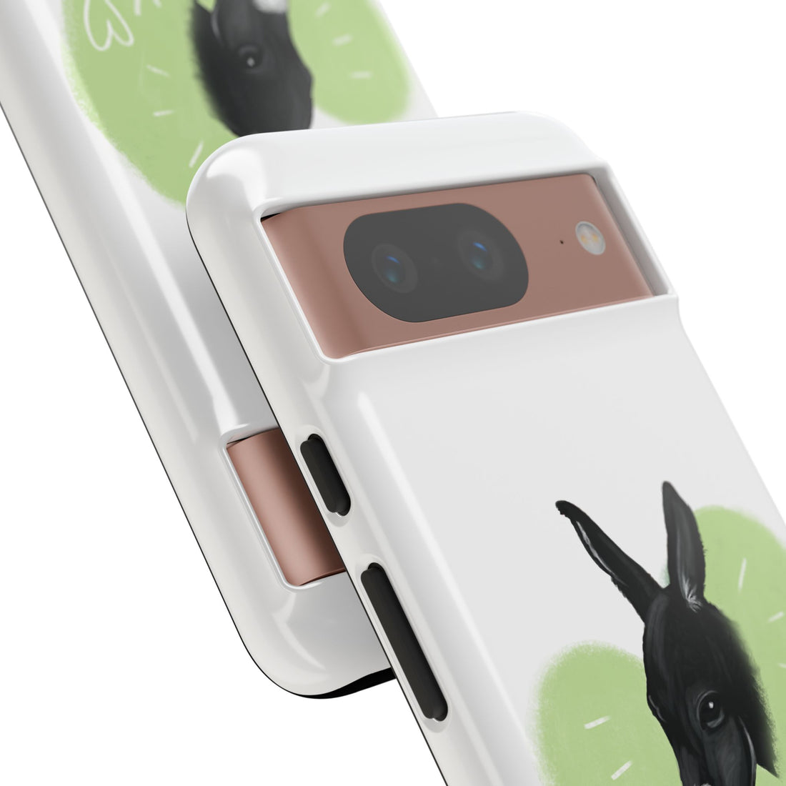 A donkey featuring the words "Black Jack" prominently displayed on its side at Ocoee Riverside Farm Phone Case