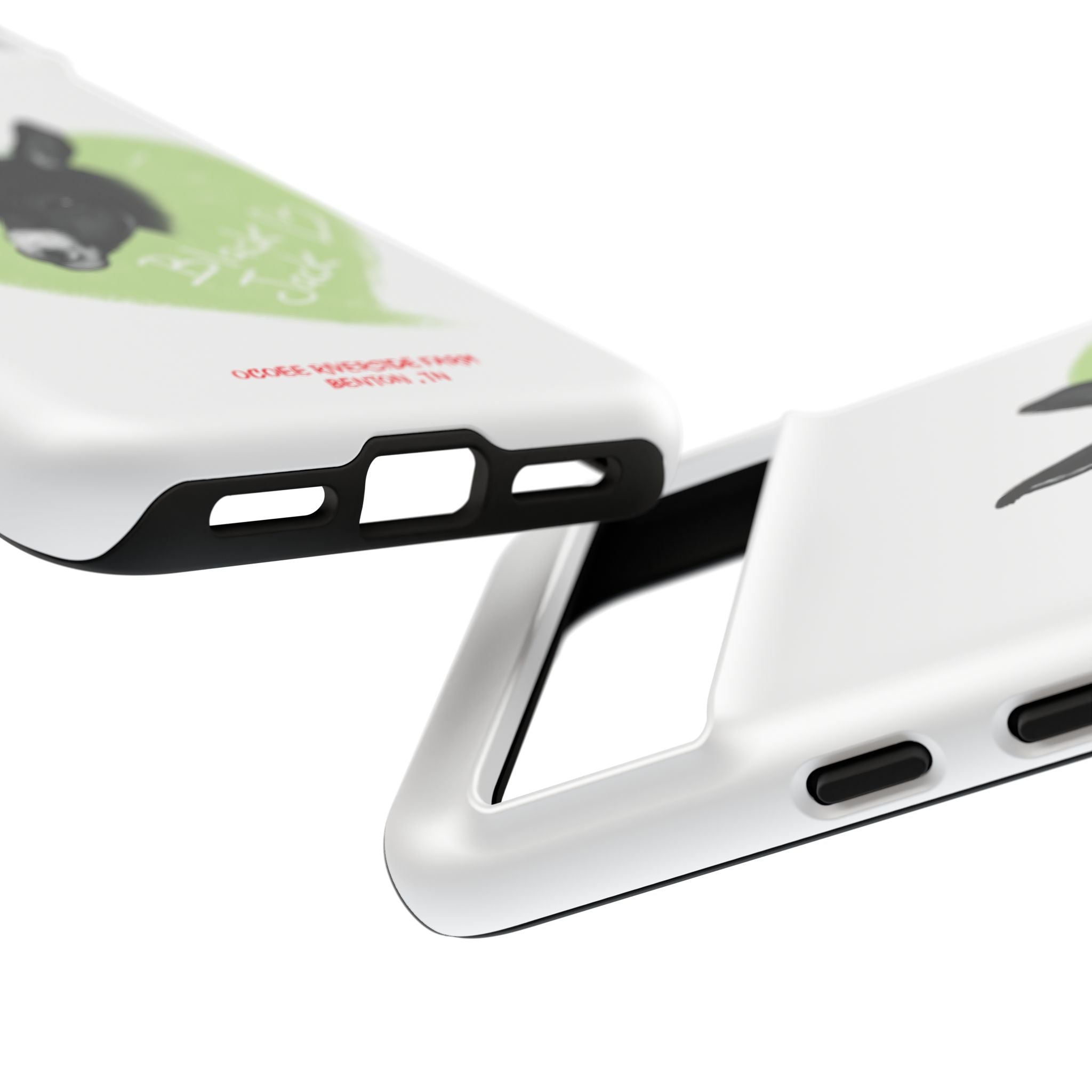 A donkey featuring the words "Black Jack" prominently displayed on its side at Ocoee Riverside Farm Phone Case