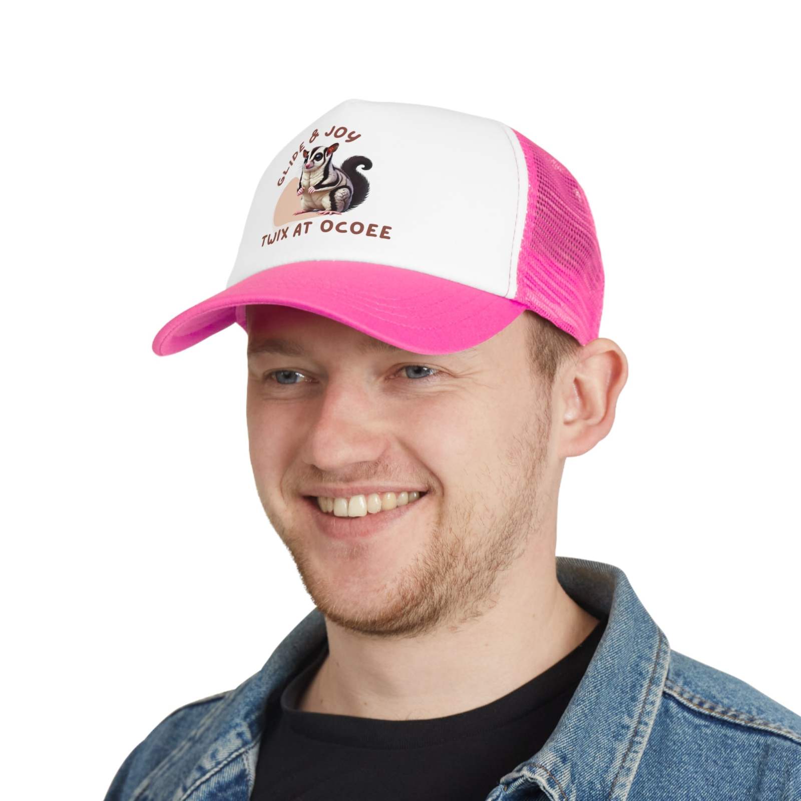 Cute Pet-Themed Mesh Cap