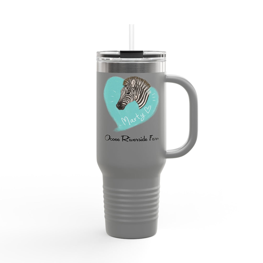 Cute Zebra Insulated Travel Mug - 40oz - Perfect for Adventure Lovers!