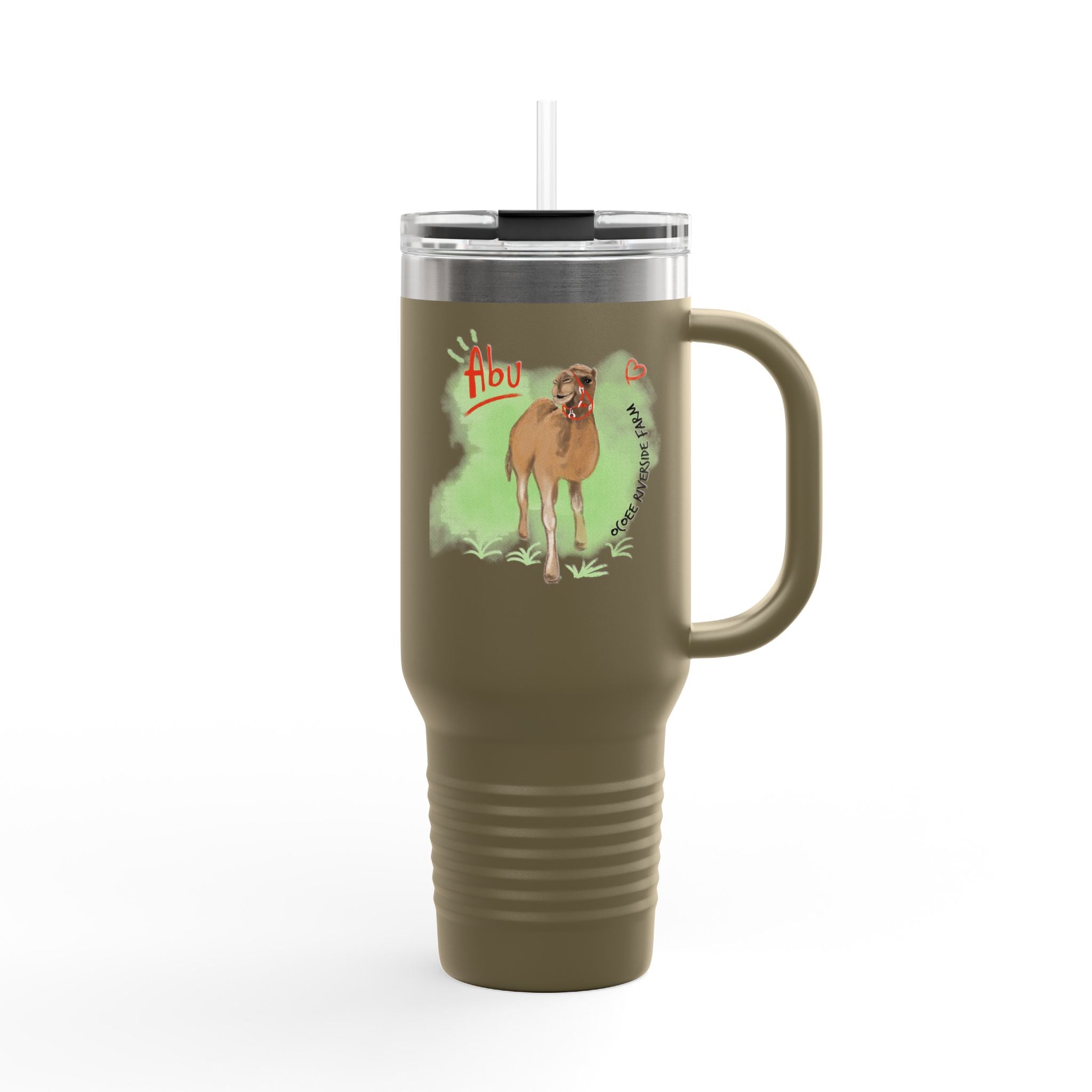 Cute Camel Insulated Travel Mug - 40oz - Perfect for Adventure Lovers!