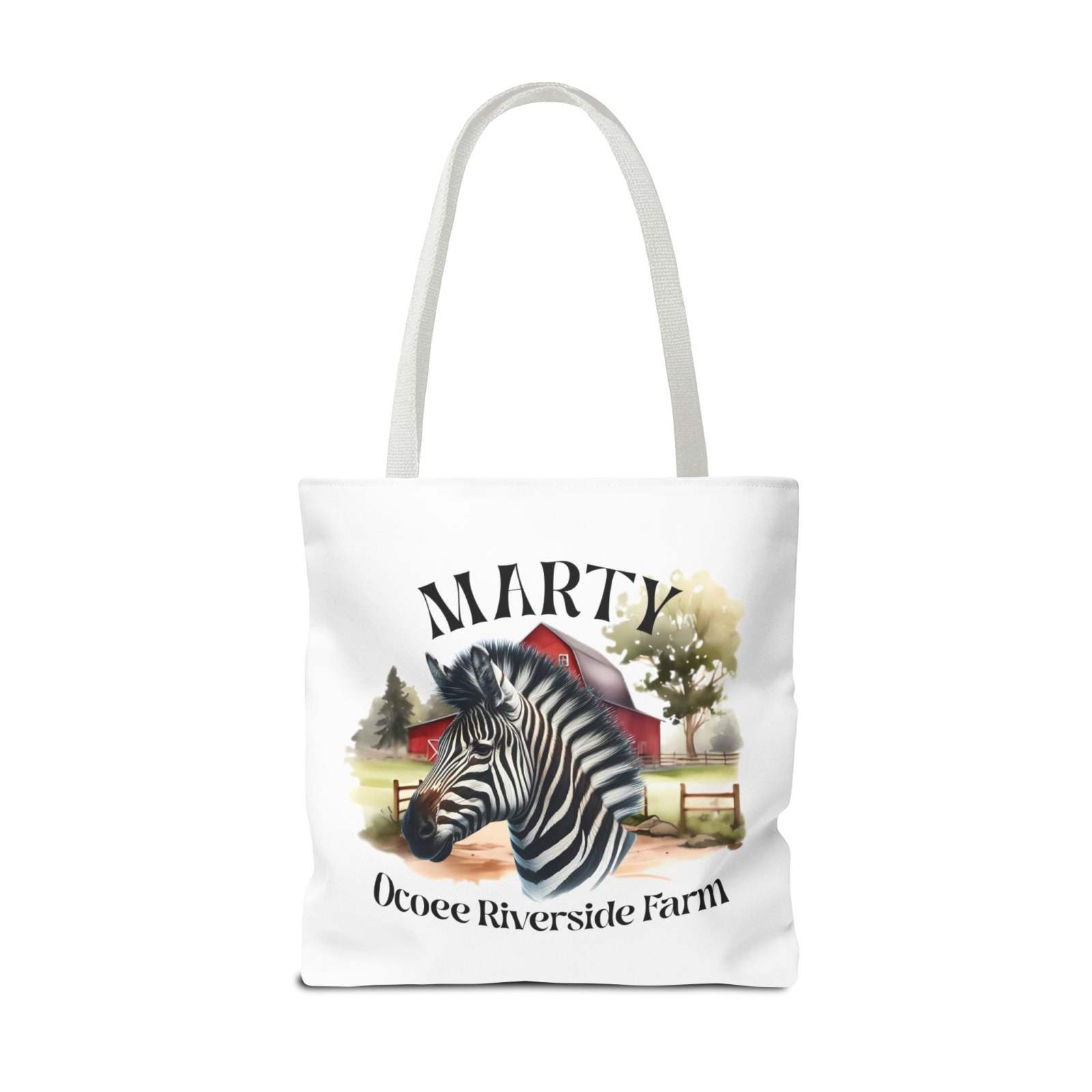 Custom Zebra Tote Bag