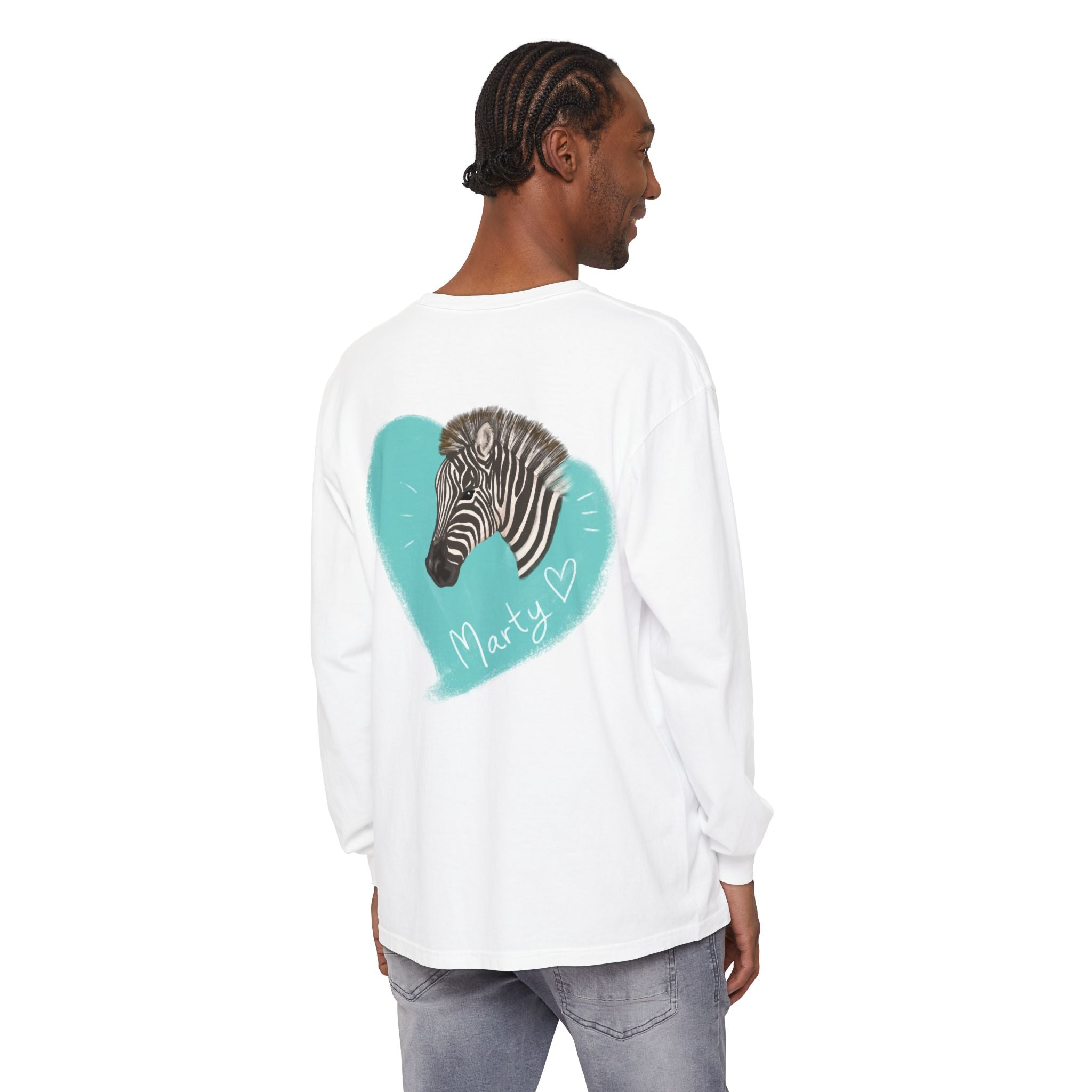 Cool Universe Zebra Long Sleeve T-Shirt for Animal Lovers