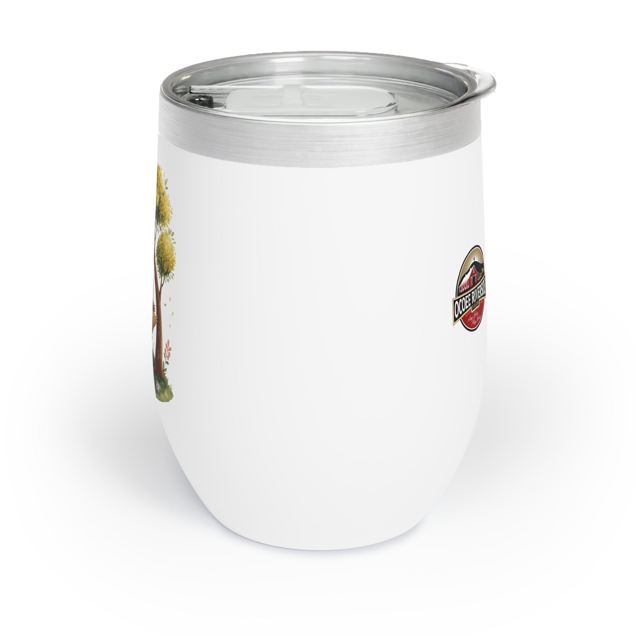 Chill Wine Tumbler with Sloth Design - Perfect for Relaxing Moments