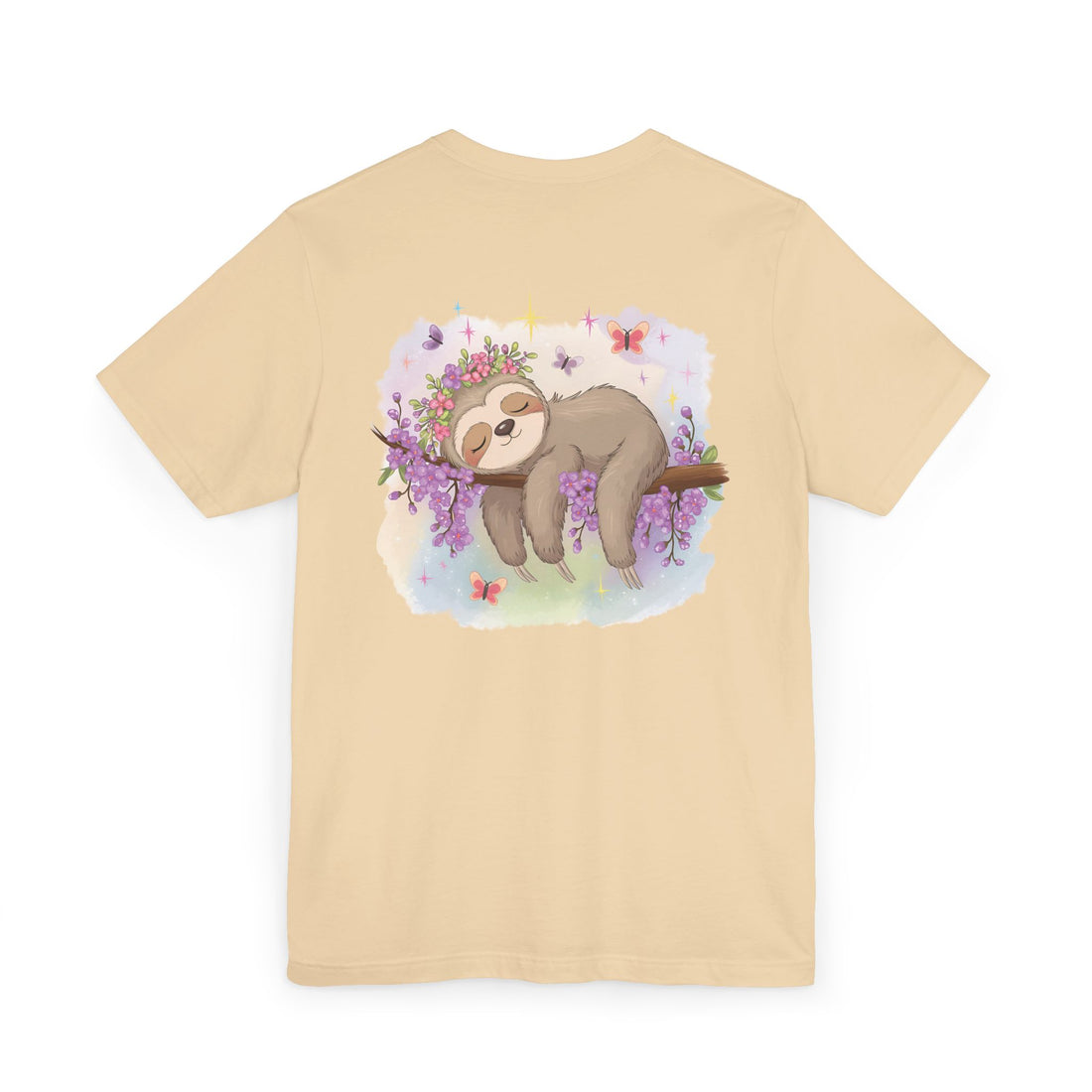 Sloth T-Shirt - Lovable Sloth Sleeping on a Branch