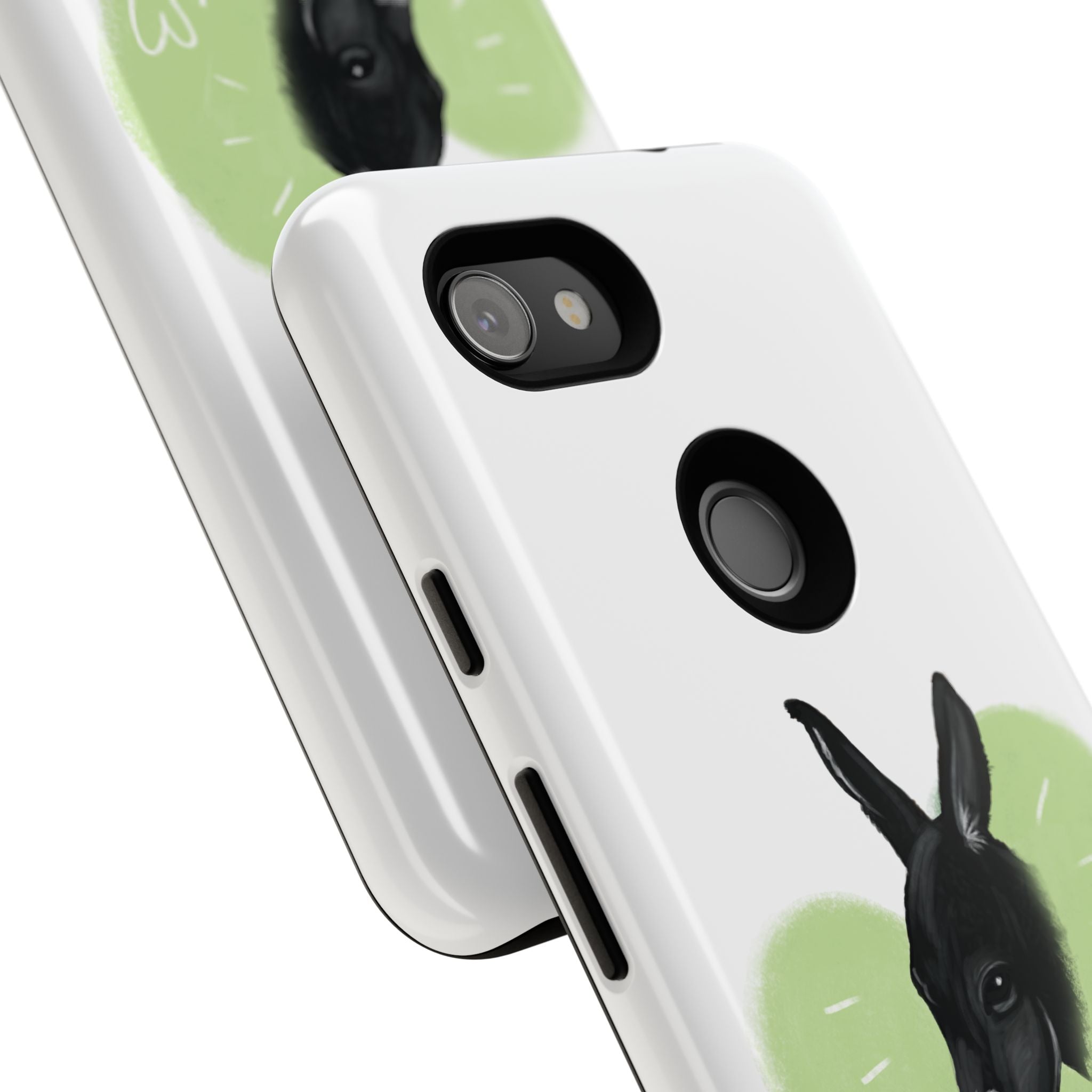 A donkey featuring the words "Black Jack" prominently displayed on its side at Ocoee Riverside Farm Phone Case