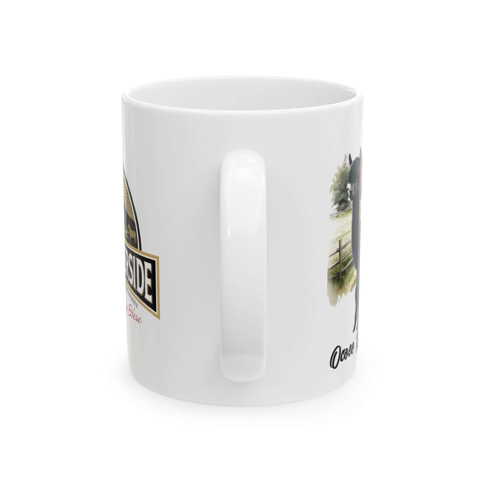 Llama Farmhouse Ceramic Mug