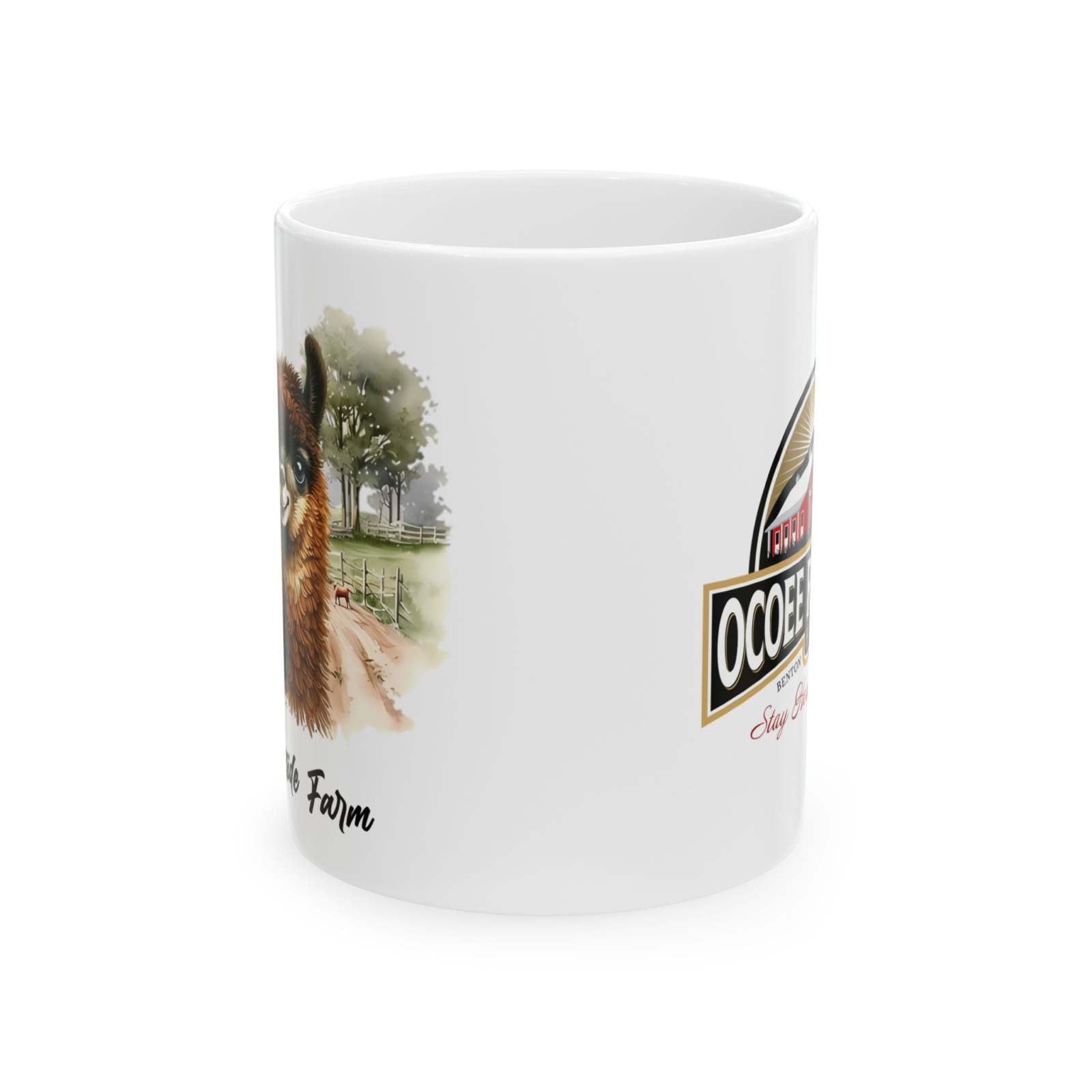 Llama Ocoee Farm Ceramic Mug