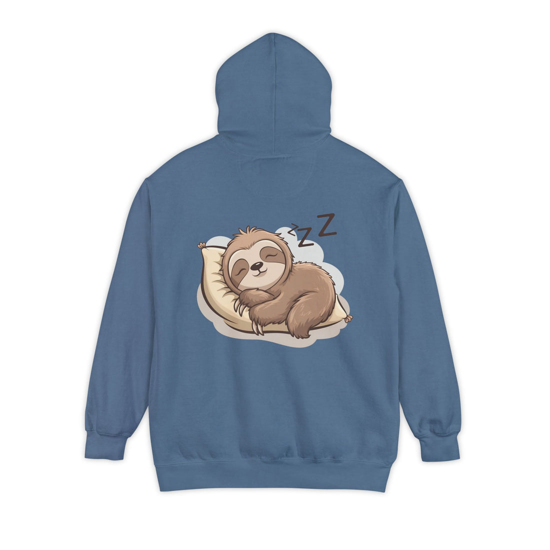 Cozy Sloth Hoodie - Unisex Garment-Dyed Comfort