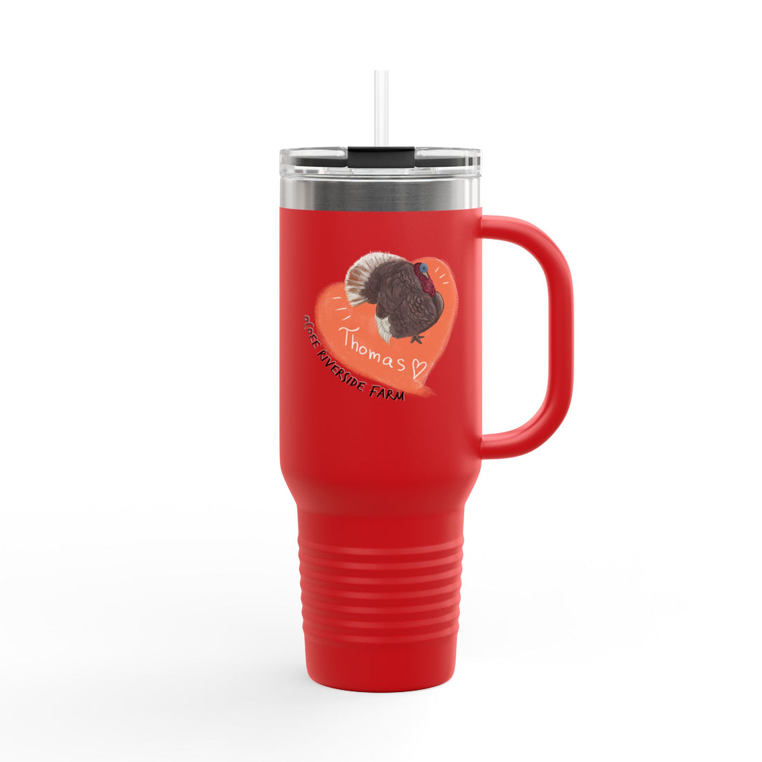 Cute Turkey Insulated Travel Mug - 40oz - Perfect for Adventure Lovers!