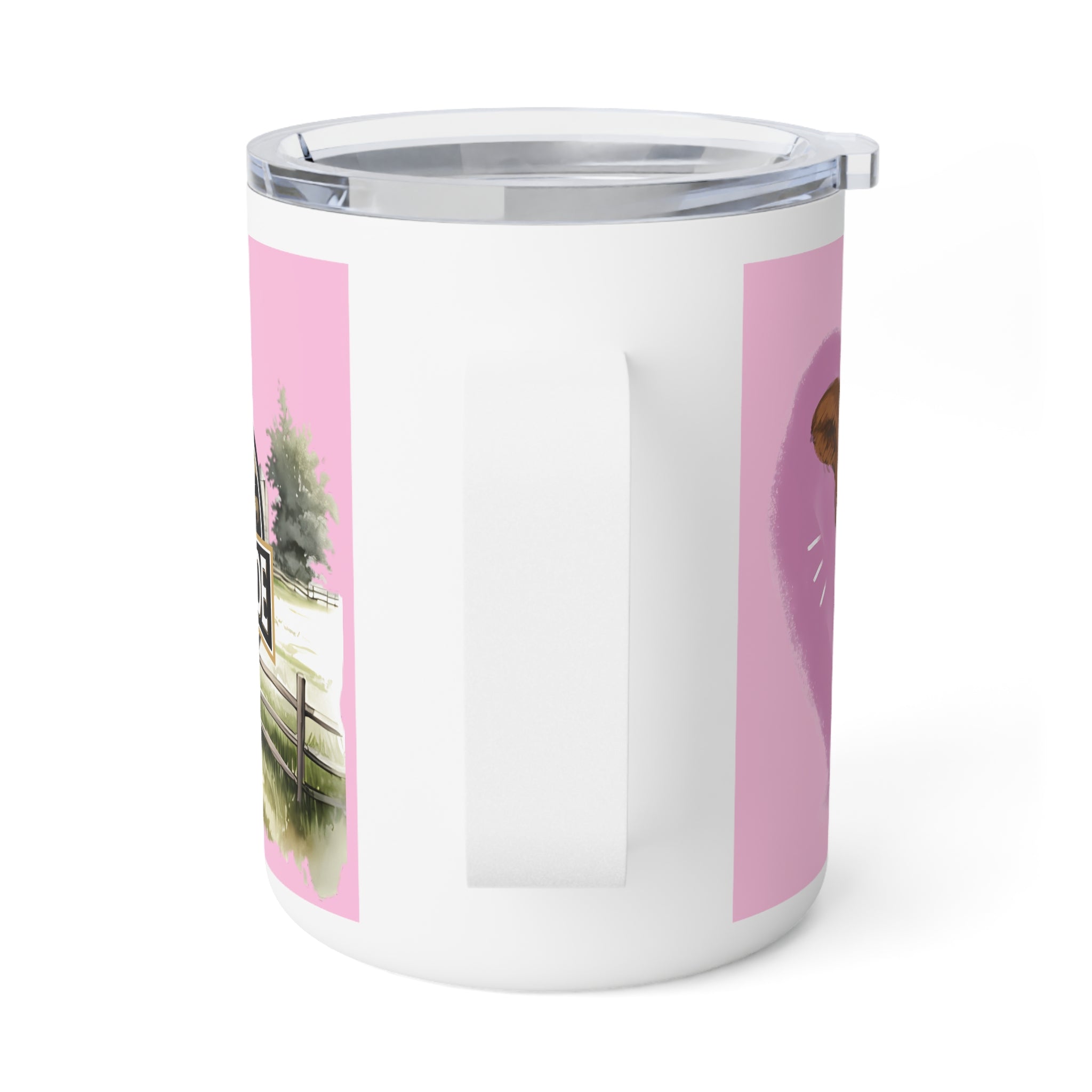 Rustic Insulated Coffee Mug | 10oz Mug with Farmhouse Design for Country Lovers