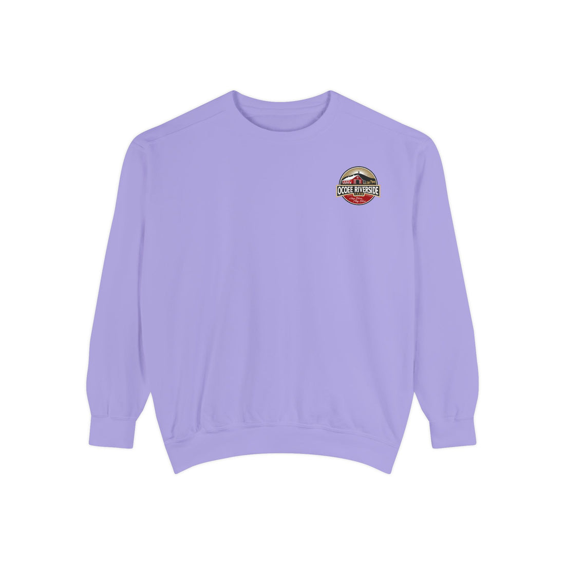 A zebra adorned with the word "Marty" creatively integrated into its stripes at Ocoee Riverside Farm Sweatshirt