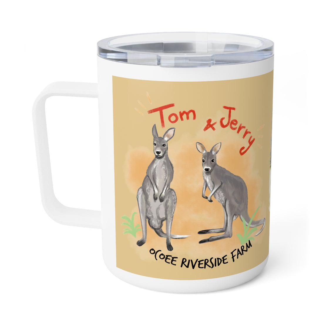 Rustic Insulated Coffee Mug | 10oz Mug with Farmhouse Design for Country Lovers