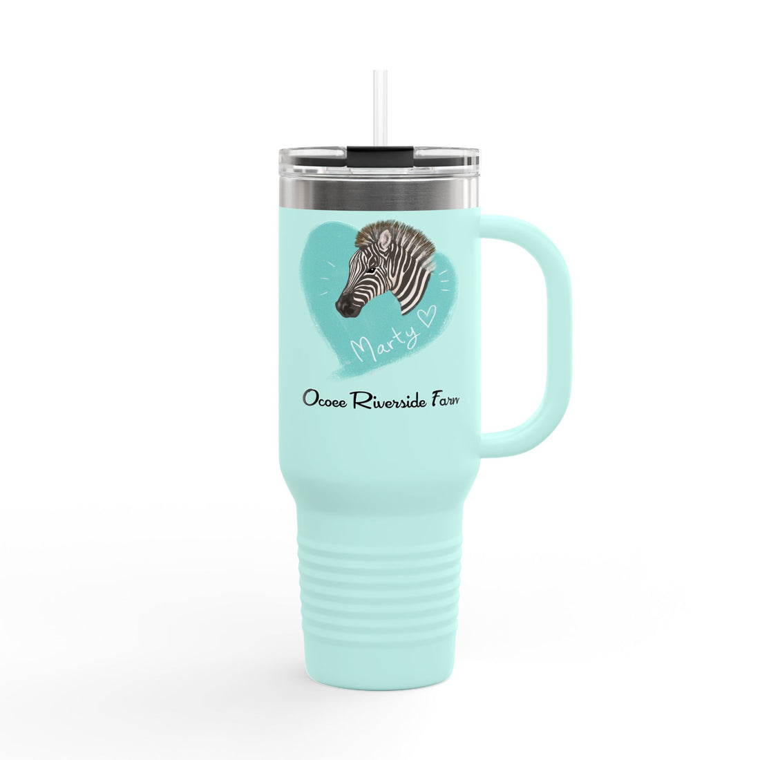 Cute Zebra Insulated Travel Mug - 40oz - Perfect for Adventure Lovers!
