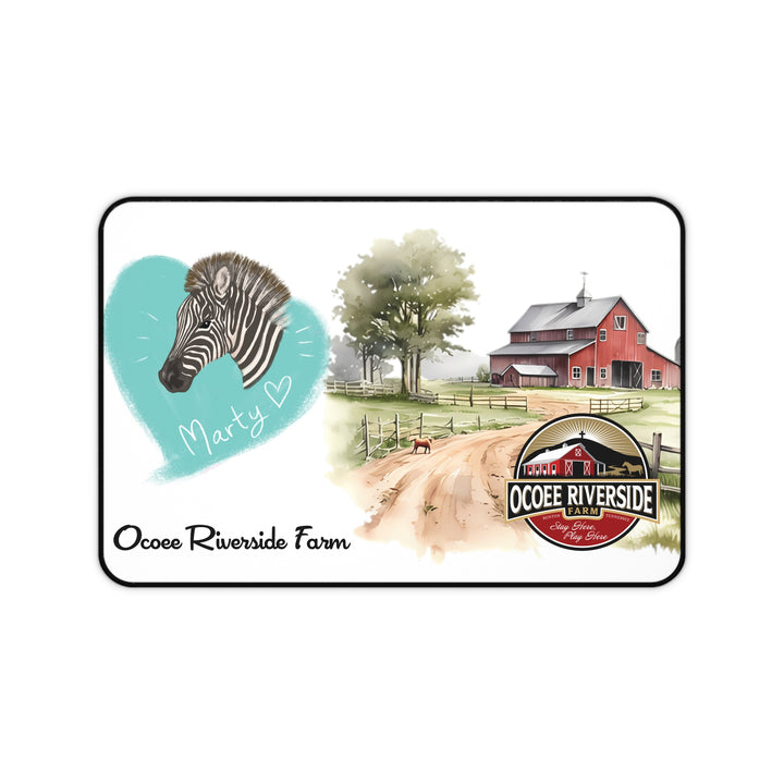 Animal Farm Custom Ocoee Riverside Farm Desk Mat Design