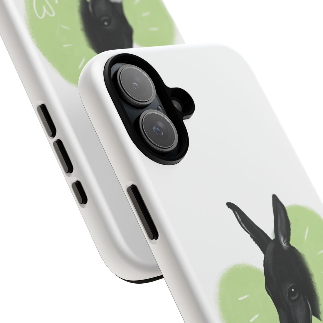 A donkey featuring the words "Black Jack" prominently displayed on its side at Ocoee Riverside Farm Phone Case