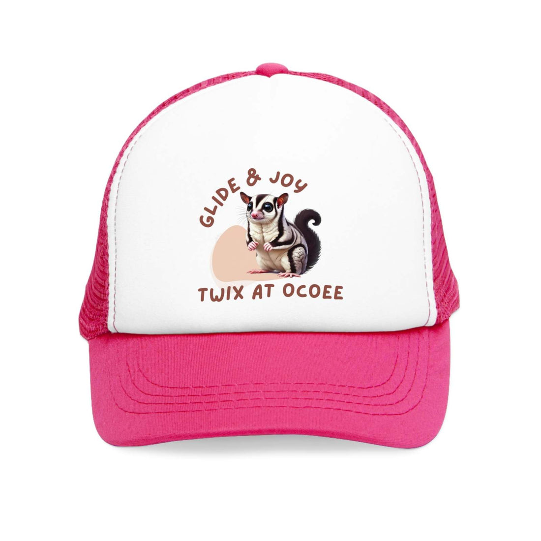 Cute Pet-Themed Mesh Cap