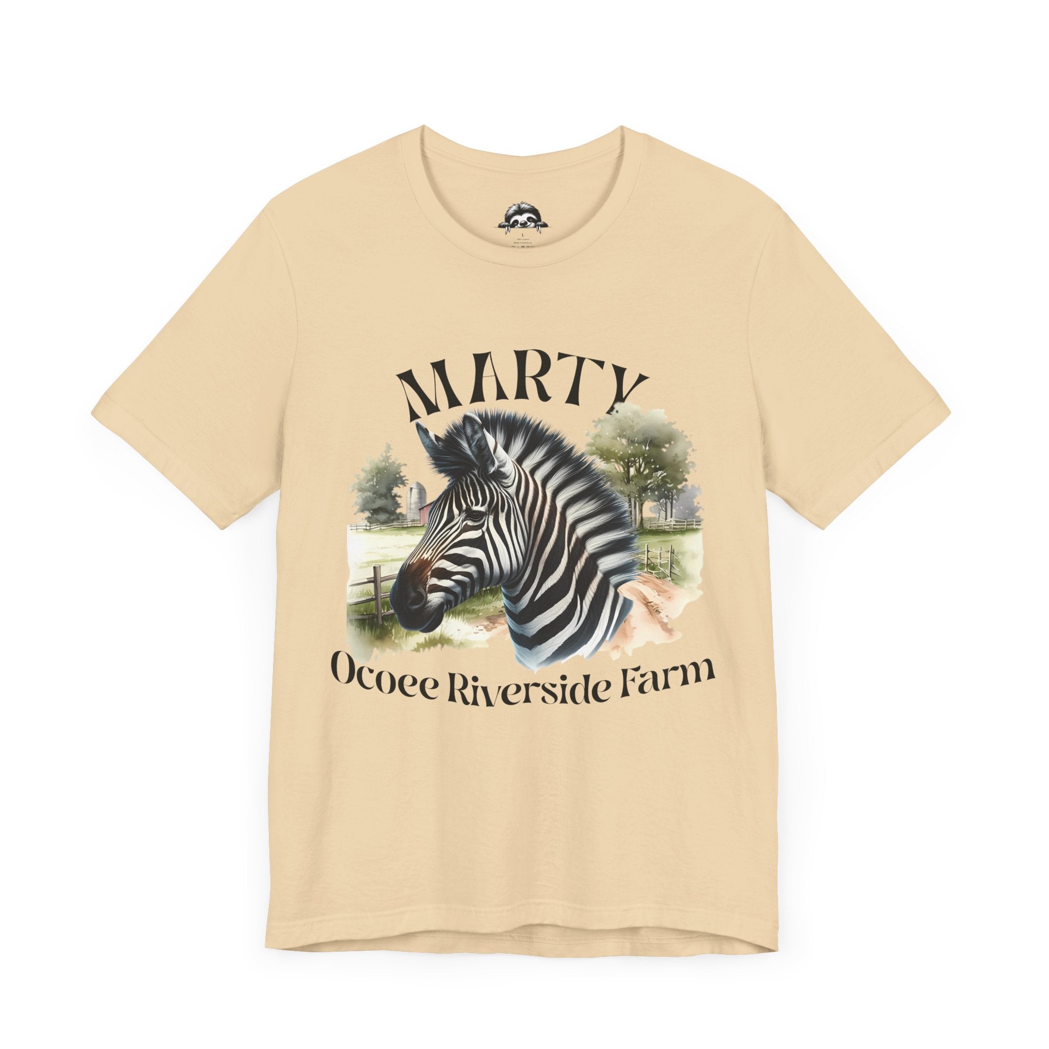 Marty Zebra Ocoee Farm Tee