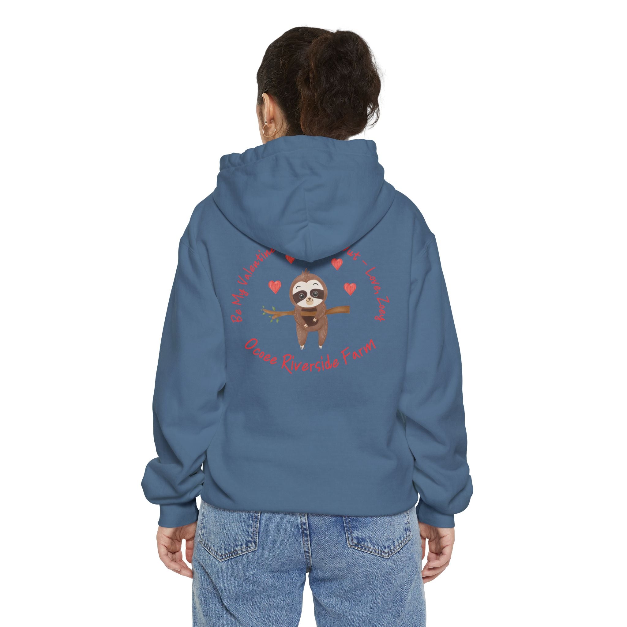 Adorable Sloth Love Hoodie - Perfect for Valentine's Day & Cute Casual Wear