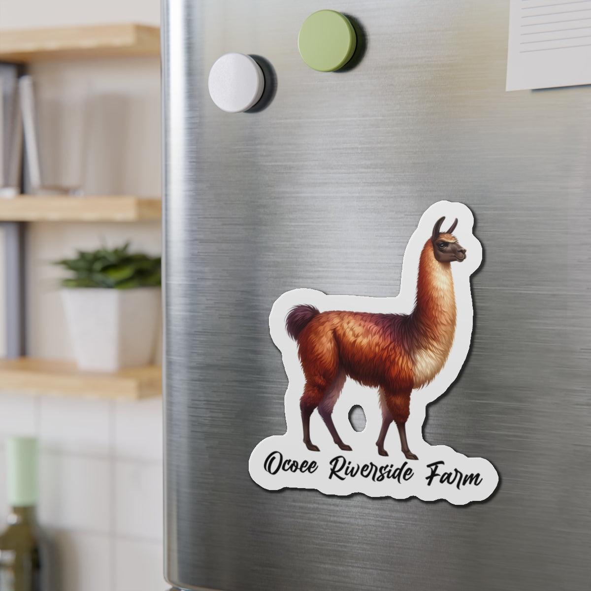 Llama Die-Cut Magnet