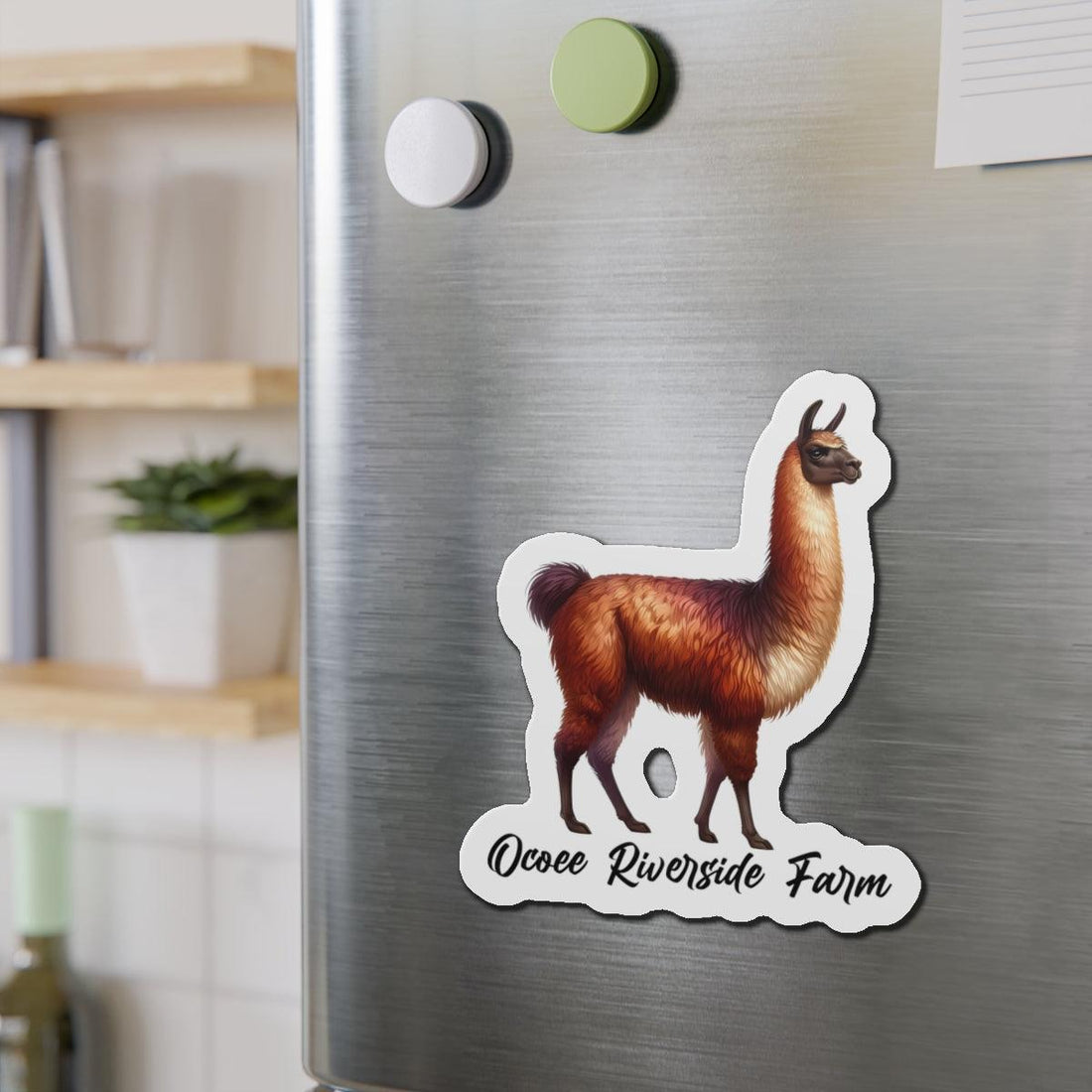 Llama Die-Cut Magnet
