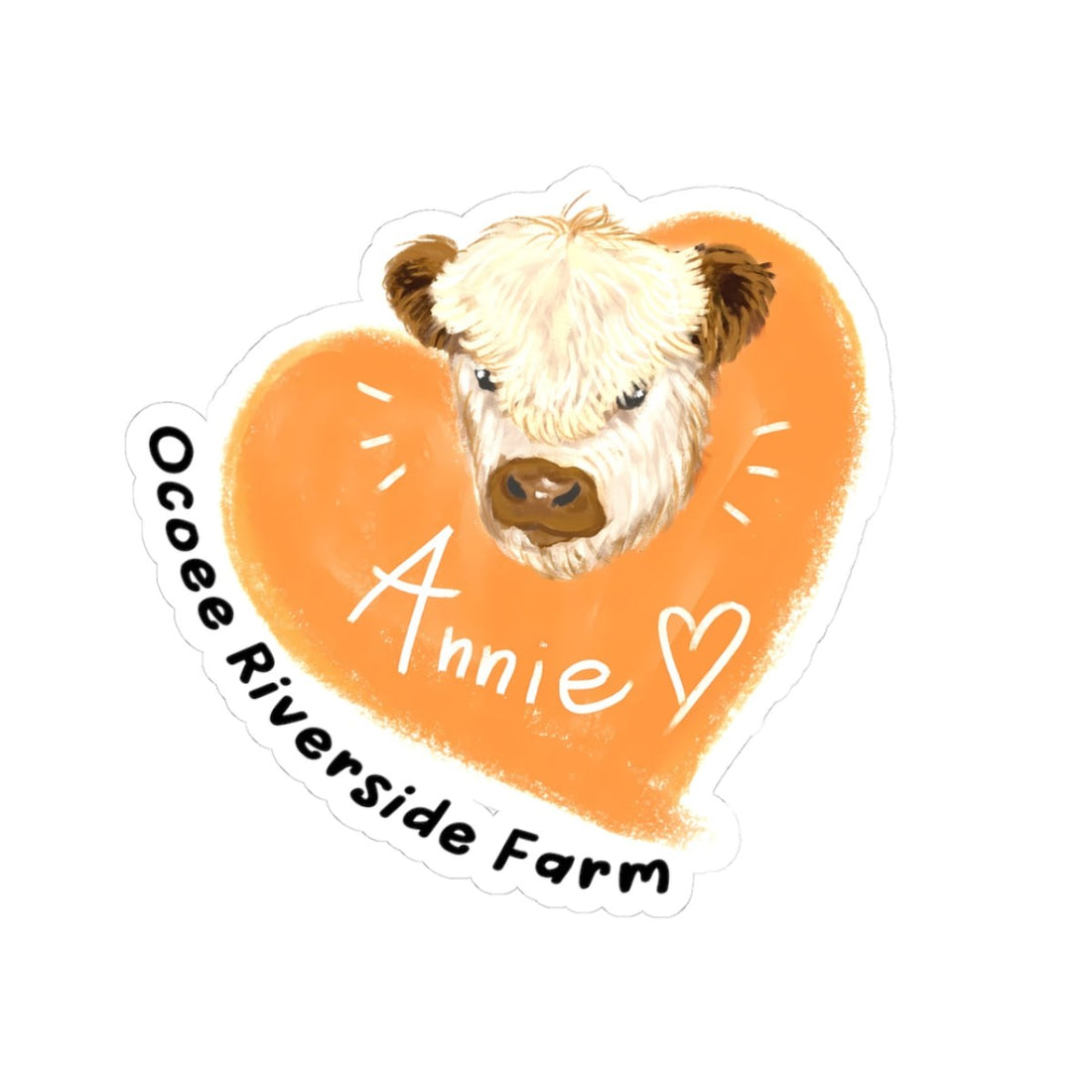 Farm Animal Cow Kiss-Cut Stickers