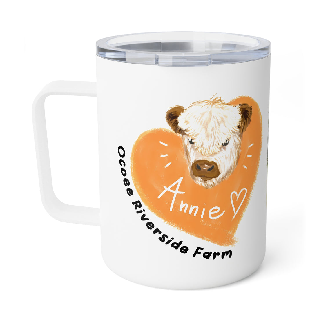 Rustic Insulated Coffee Mug | 10oz Mug with Farmhouse Design for Country Lovers