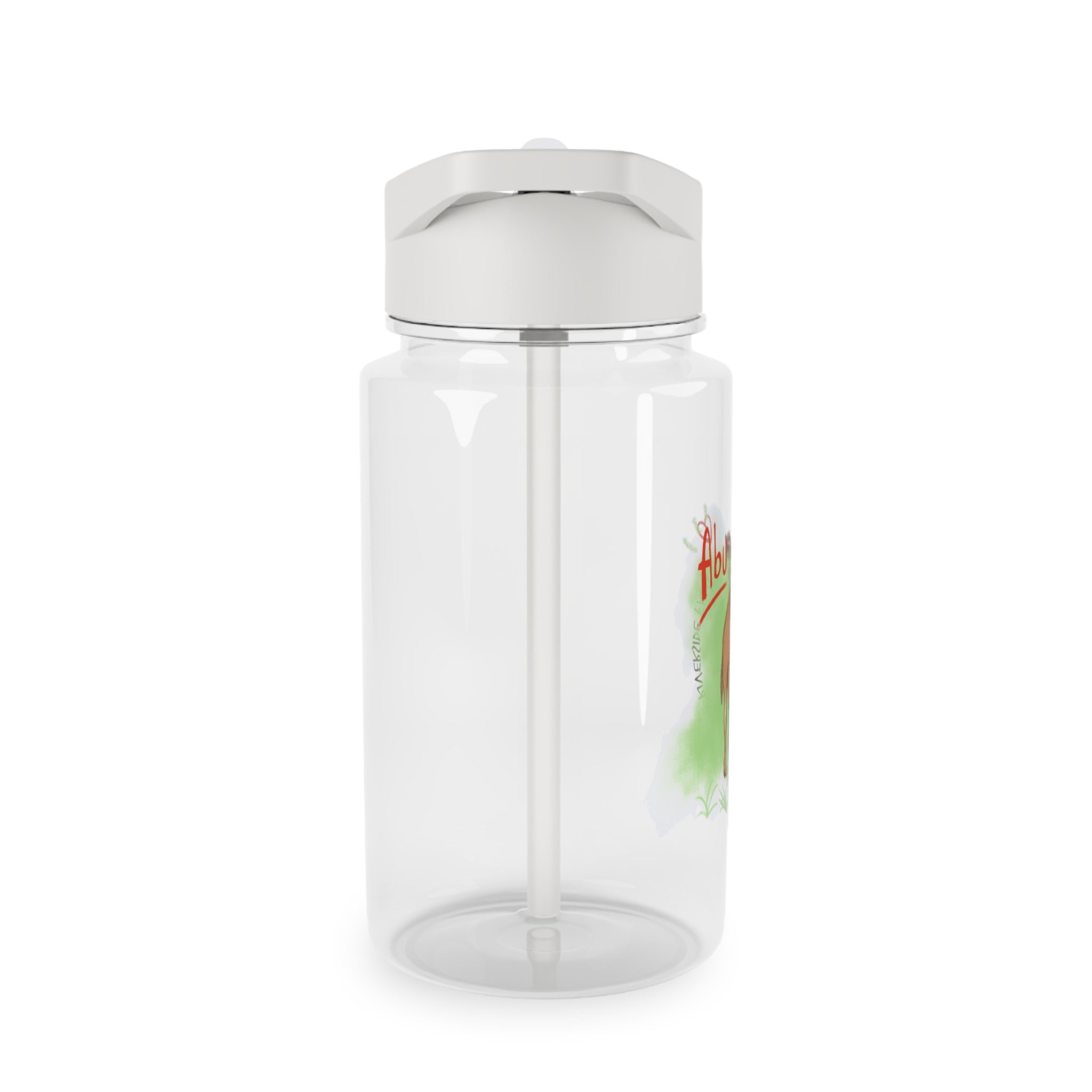 Cute Camel Farm Tritan Water Bottle with Straw