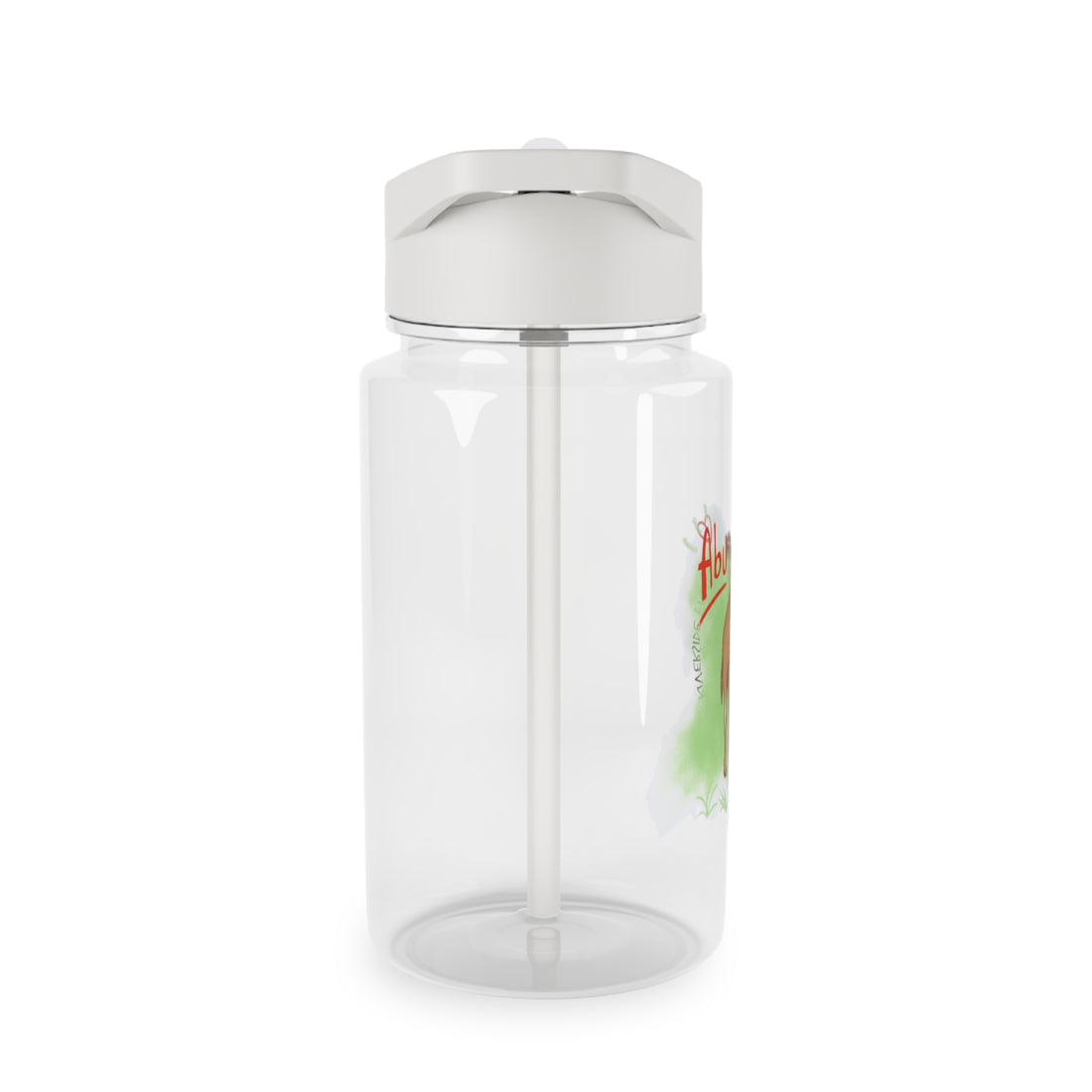 Cute Camel Farm Tritan Water Bottle with Straw