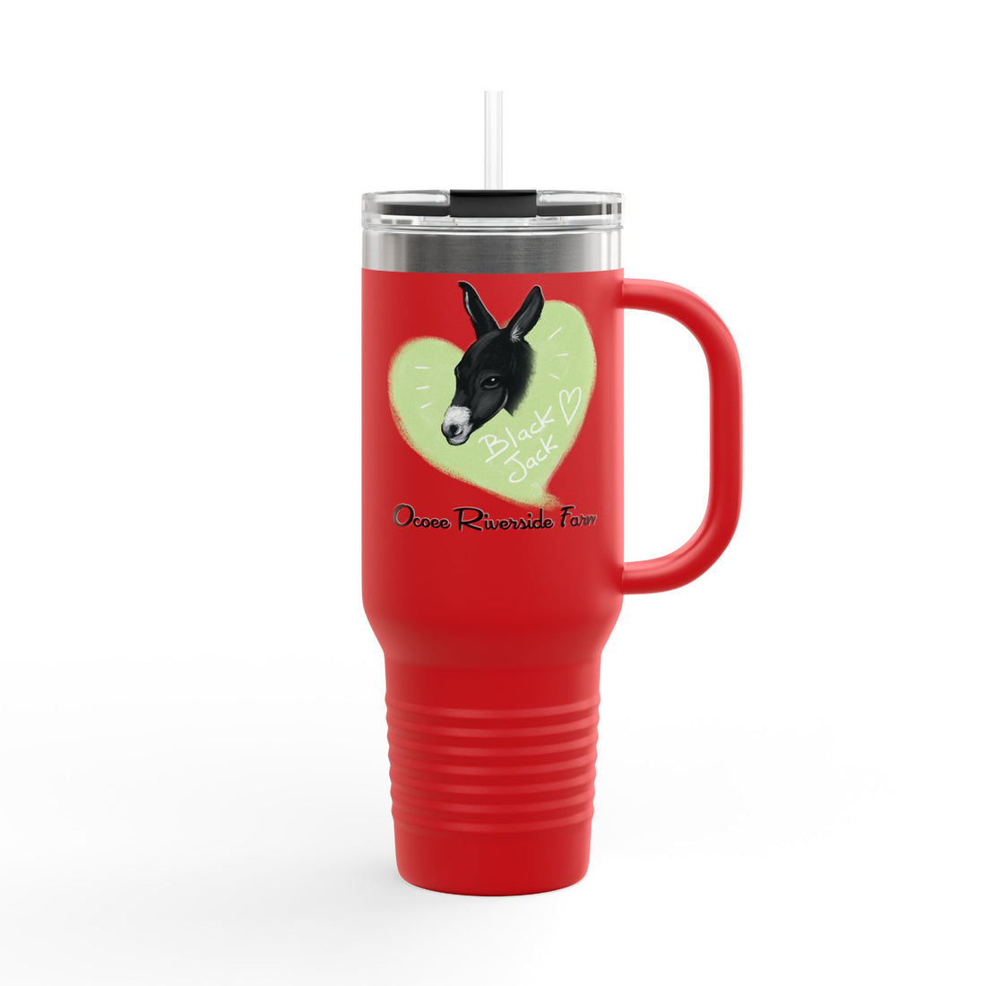 Cute Donkey Insulated Travel Mug - 40oz - Perfect for Adventure Lovers!
