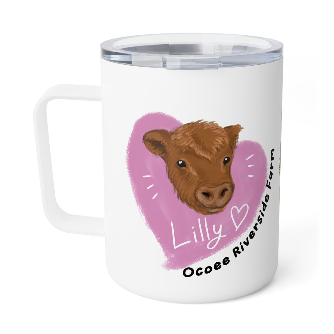 Rustic Insulated Coffee Mug | 10oz Mug with Farmhouse Design for Country Lovers