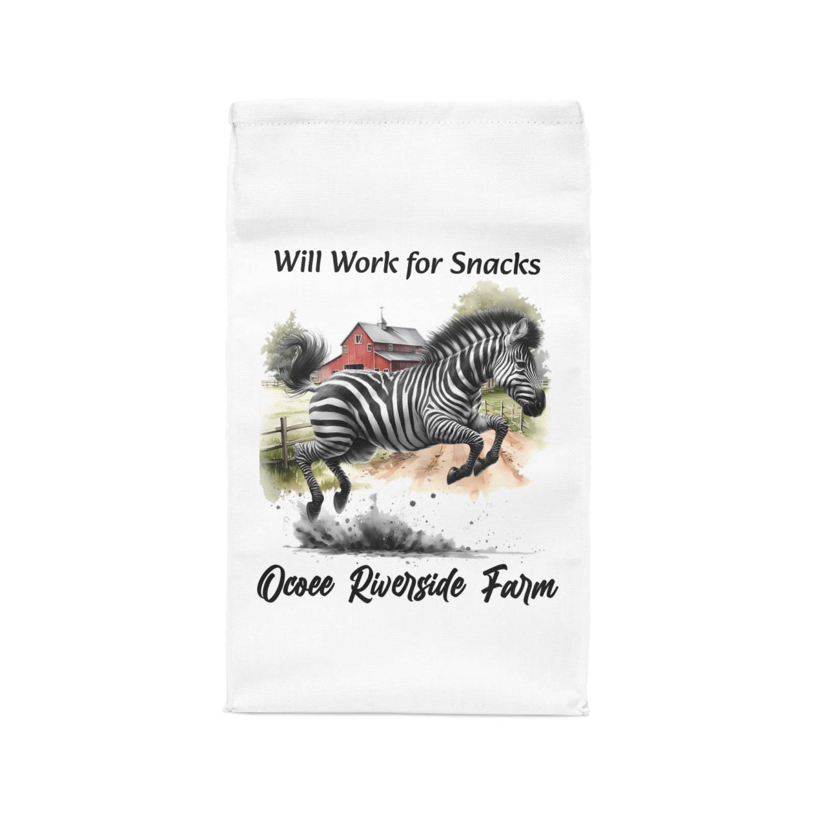 Zebra Lunch Bag
