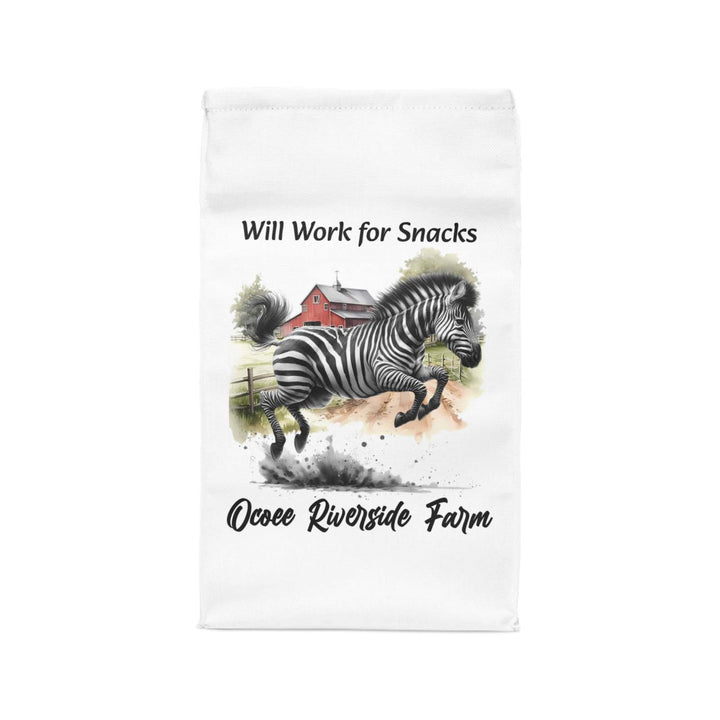 Zebra Lunch Bag