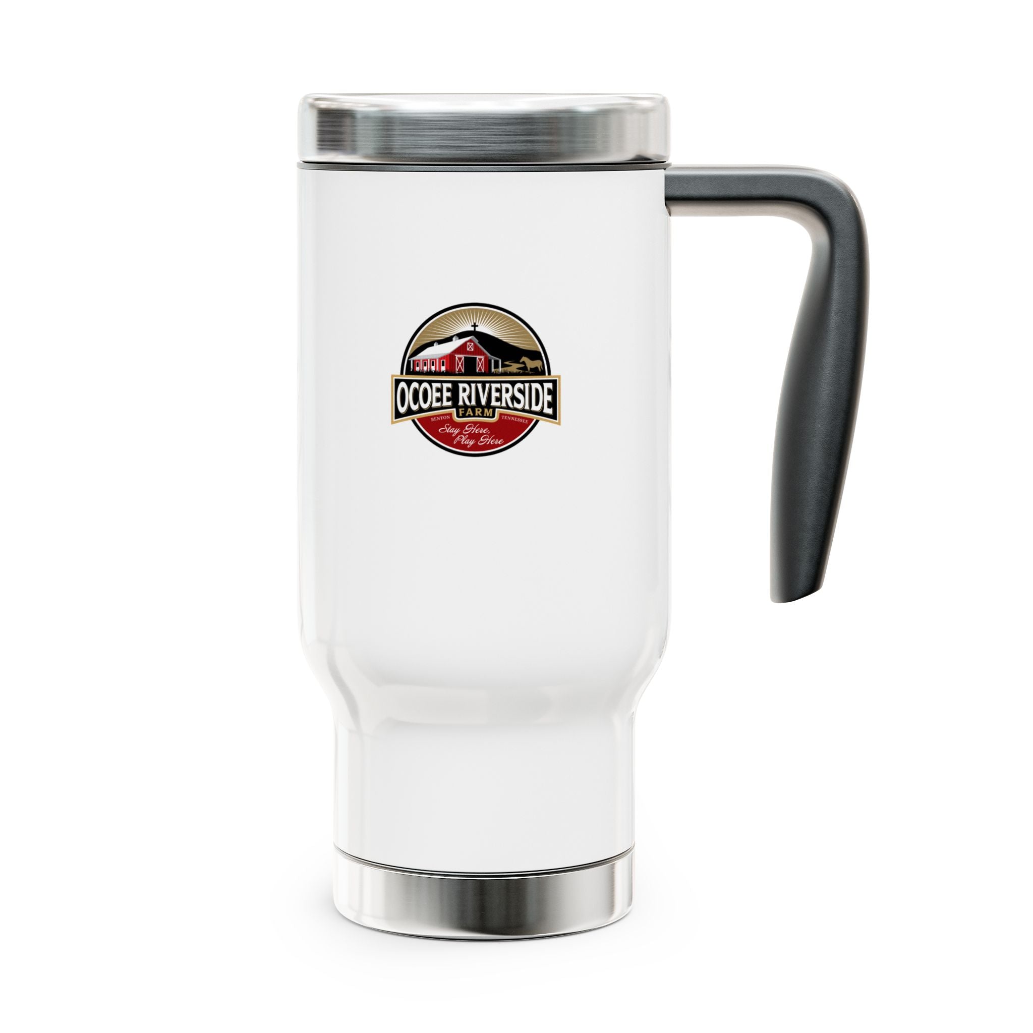 Cute Sloth Stainless Steel Travel Mug - 14oz Coffee Cup with Handle