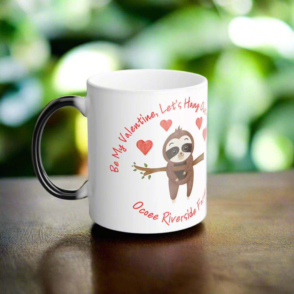 Zoey the Sloth Valentine's Day 11oz Color Morphing Mug