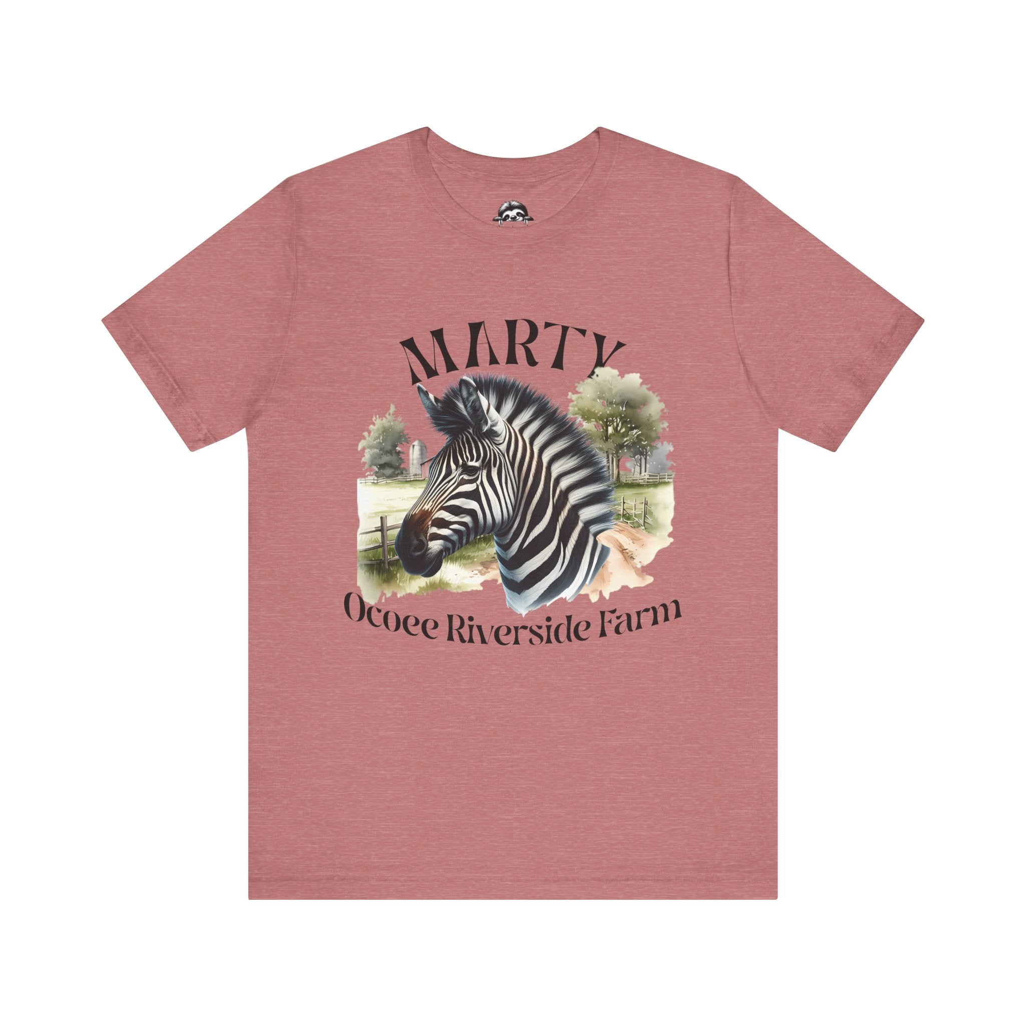 Marty Zebra Ocoee Farm Tee
