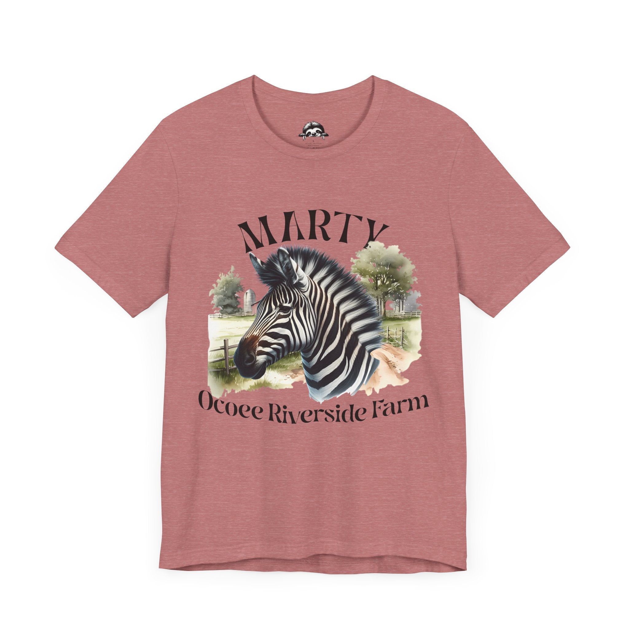 Marty Zebra Ocoee Farm Tee