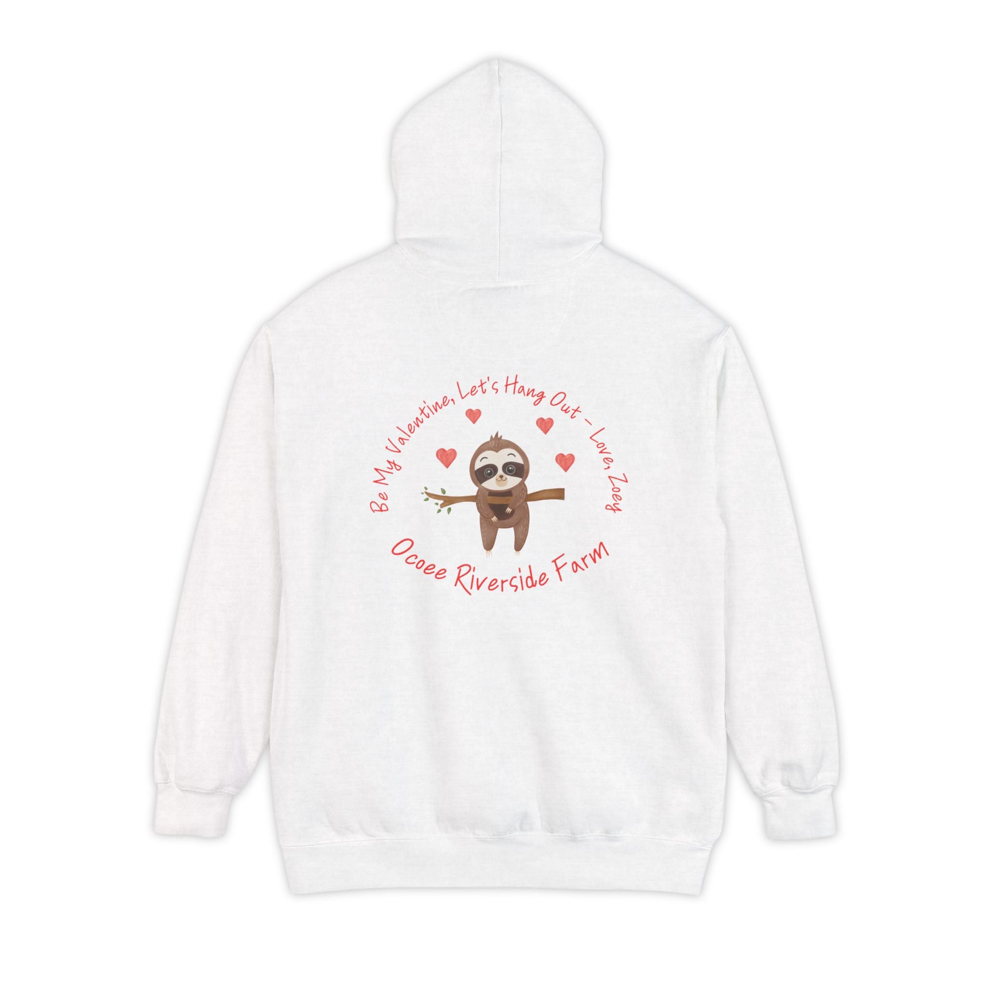 Adorable Sloth Love Hoodie - Perfect for Valentine's Day & Cute Casual Wear