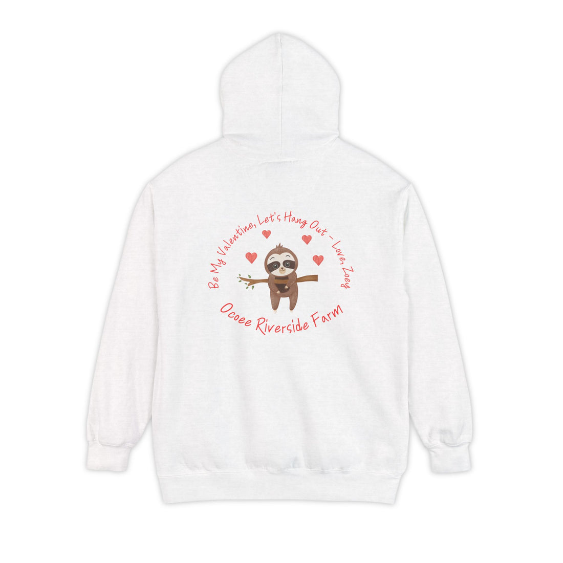 Adorable Sloth Love Hoodie - Perfect for Valentine's Day & Cute Casual Wear