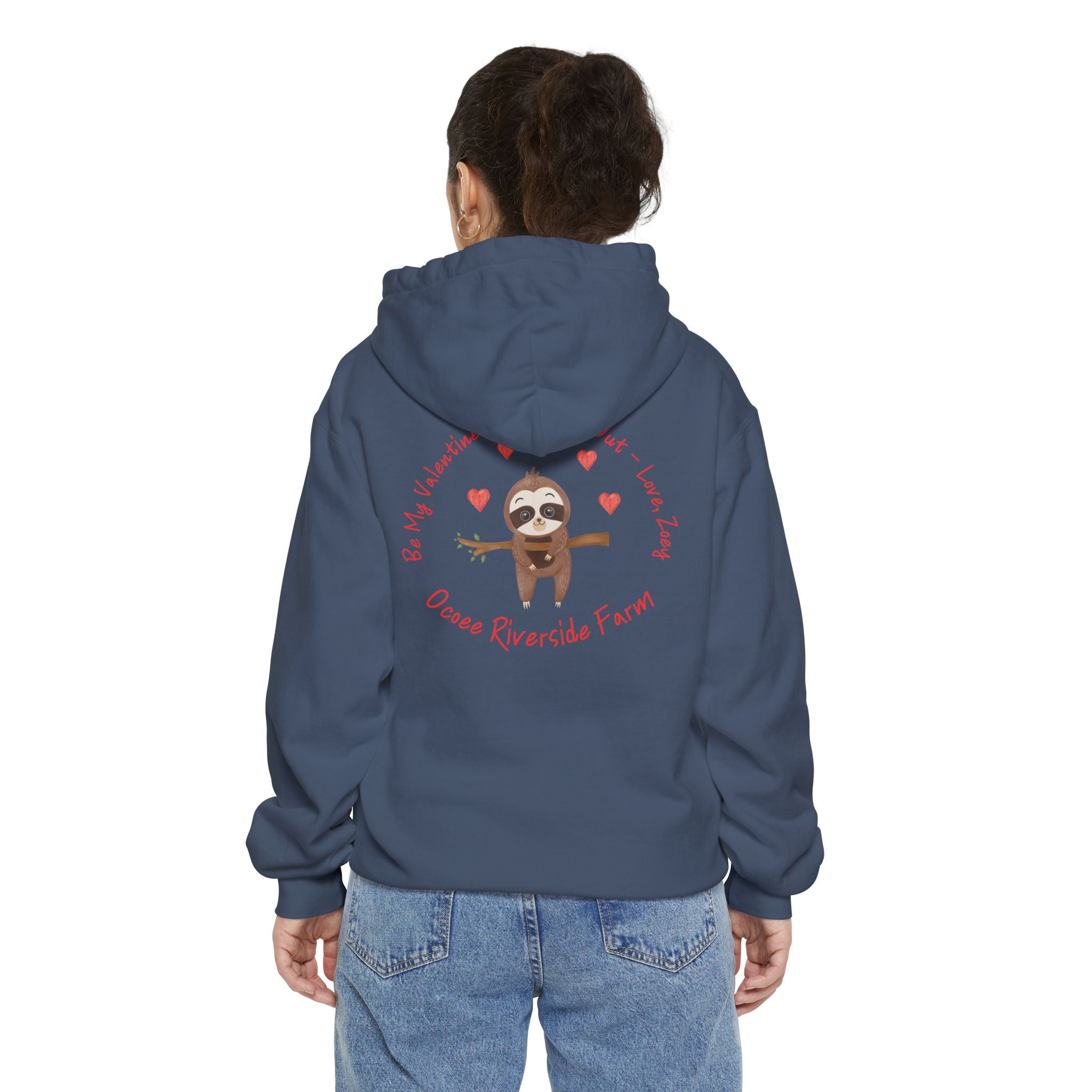 Adorable Sloth Love Hoodie - Perfect for Valentine's Day & Cute Casual Wear