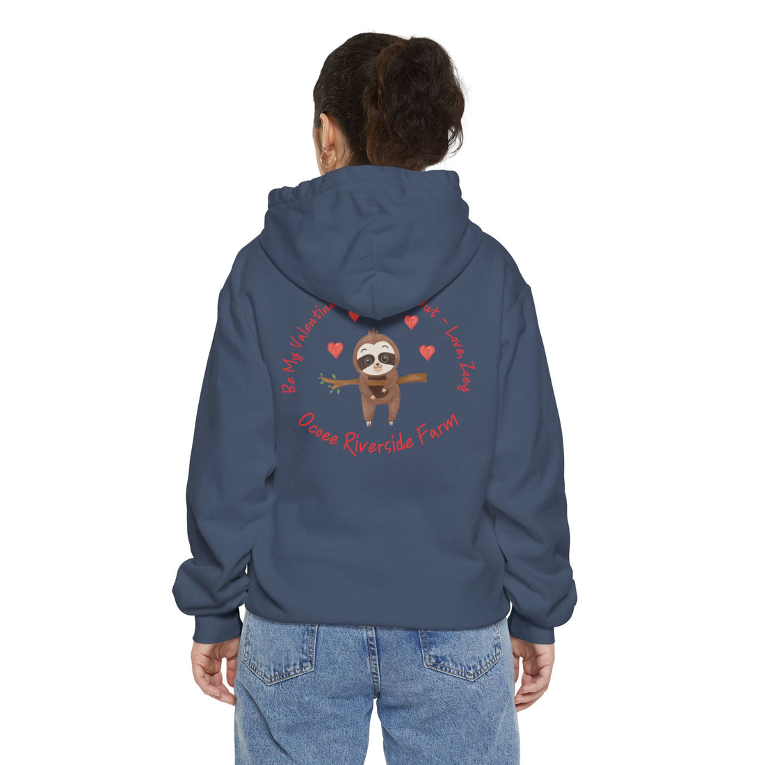 Adorable Sloth Love Hoodie - Perfect for Valentine's Day & Cute Casual Wear