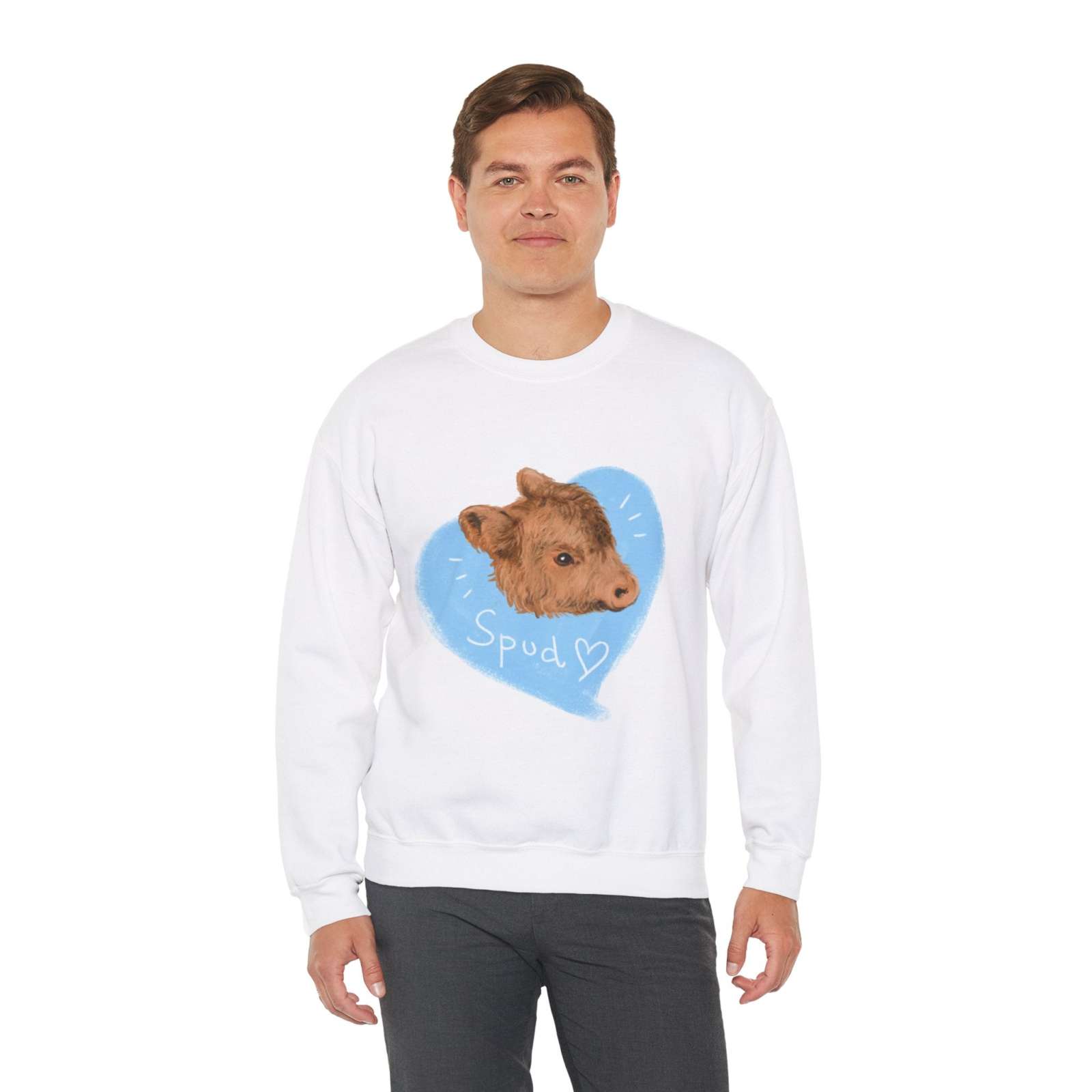 Spud Heart Unisex Crewneck Sweatshirt