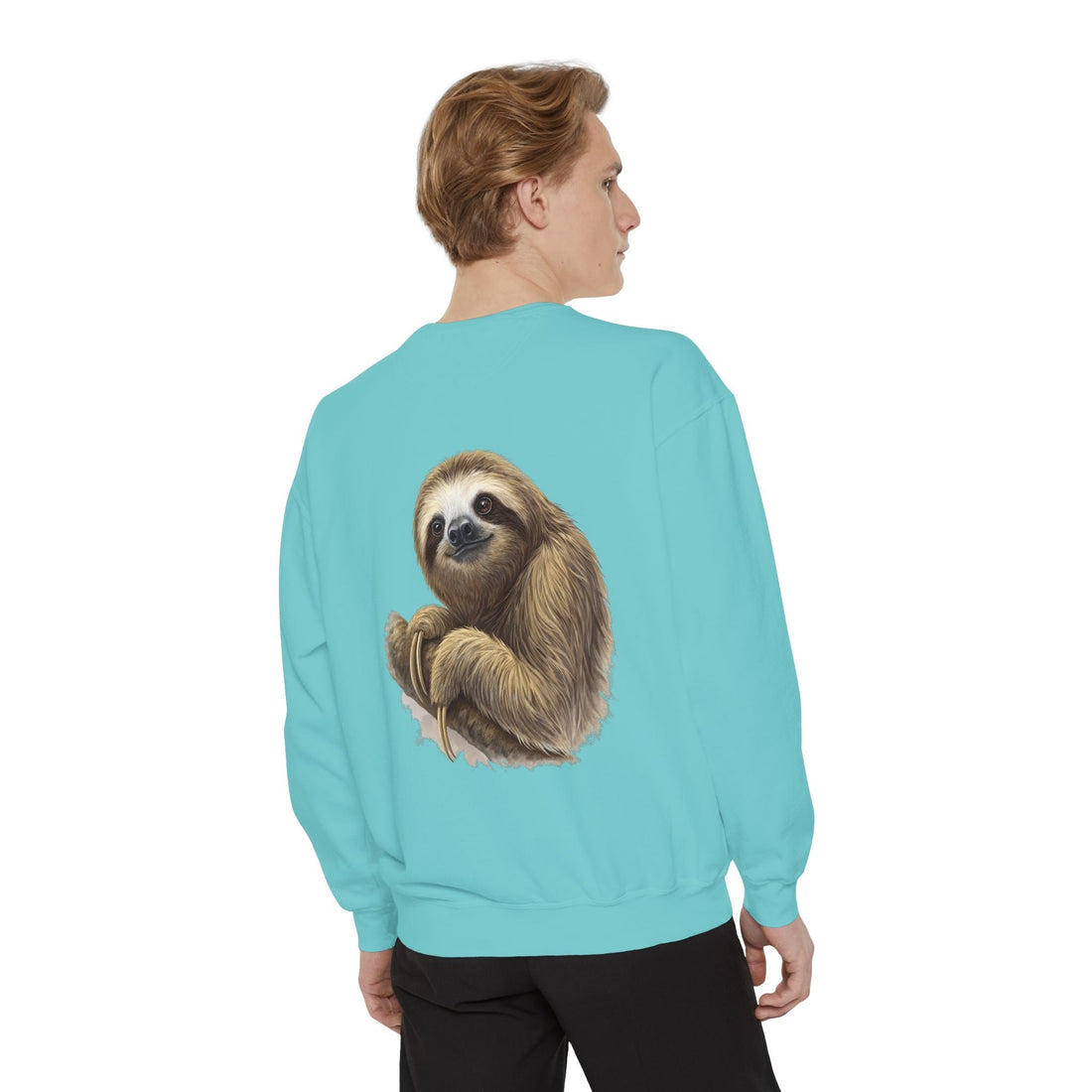 Adorable Sloth Graphic Sweatshirt