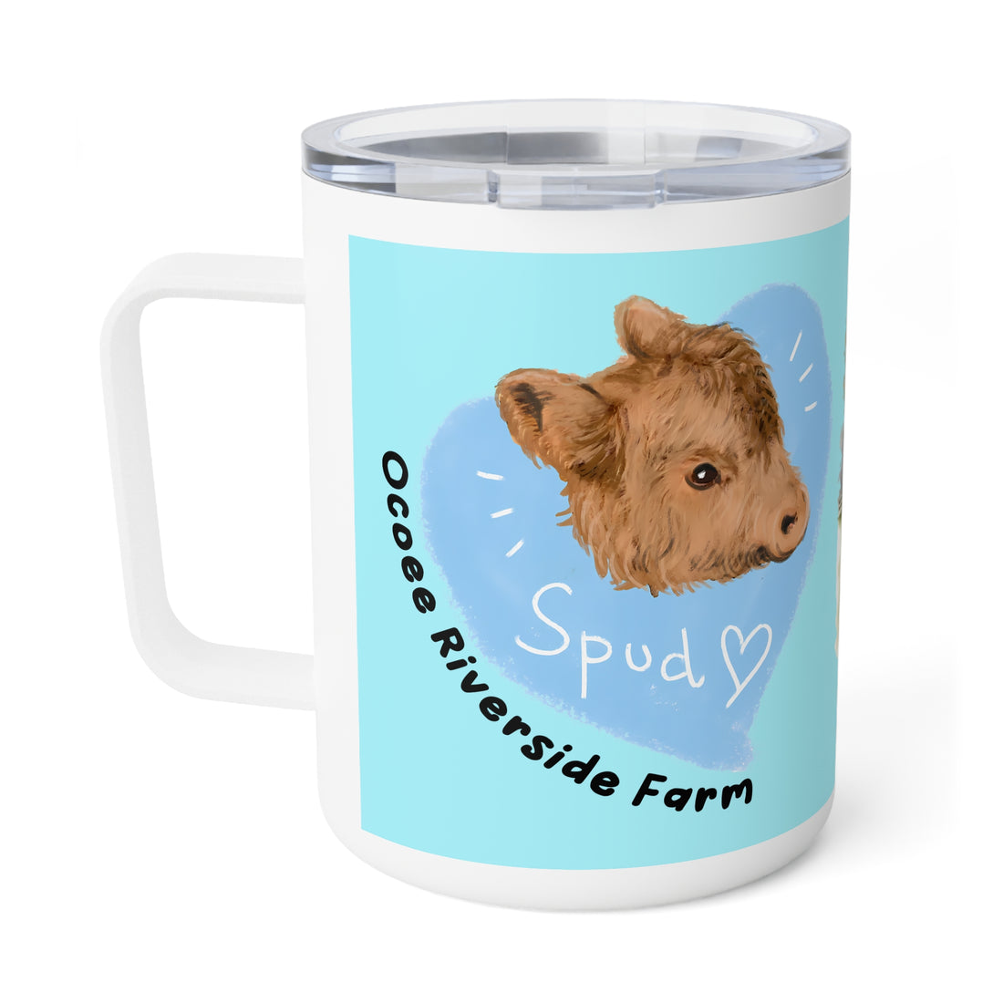 Rustic Insulated Coffee Mug | 10oz Mug with Farmhouse Design for Country Lovers